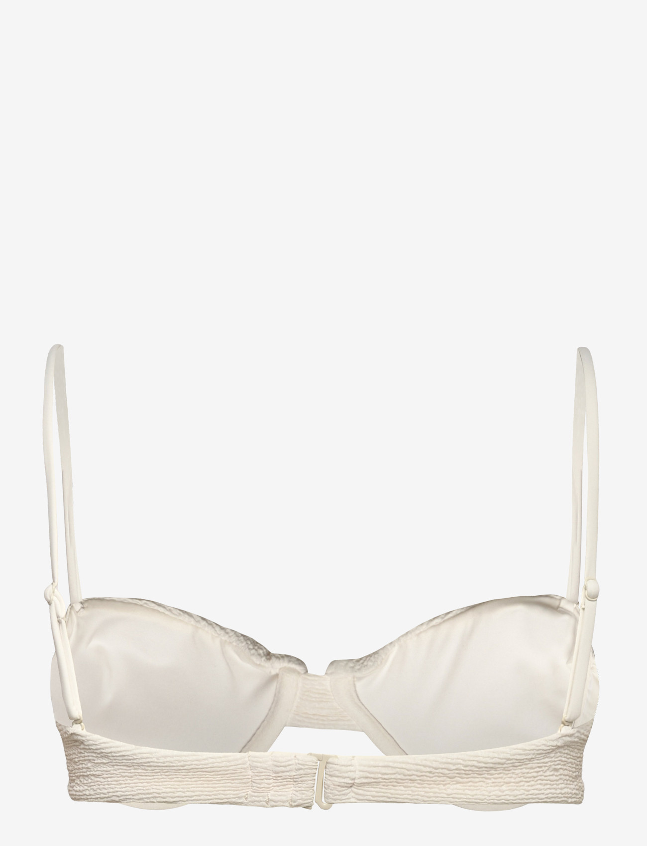 Mango - Textured bandeau bikini top - bandeau-bikini - light beige - 2