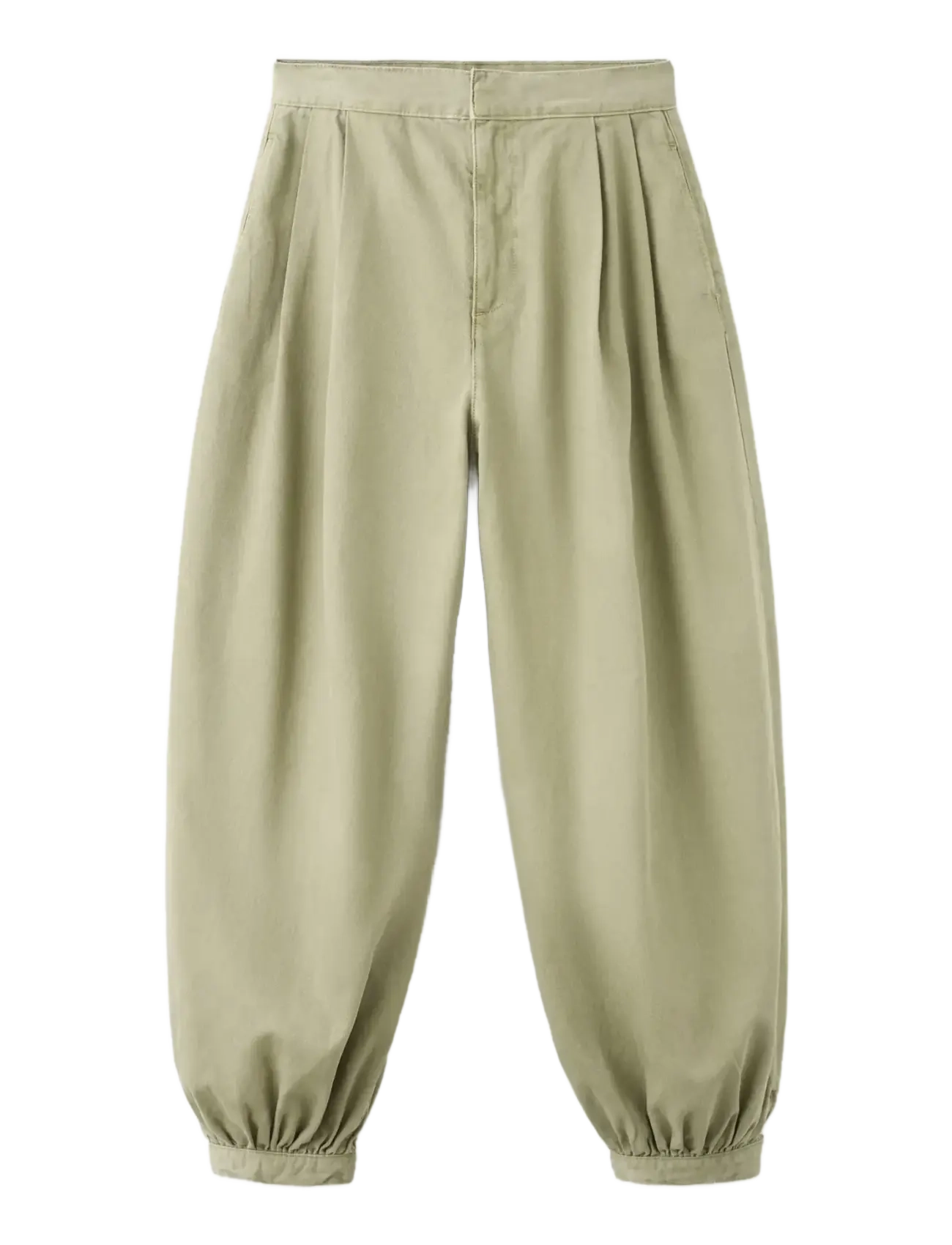 MANGO Baggy Mid-Rise Jeans Khaki - 38 - Damen