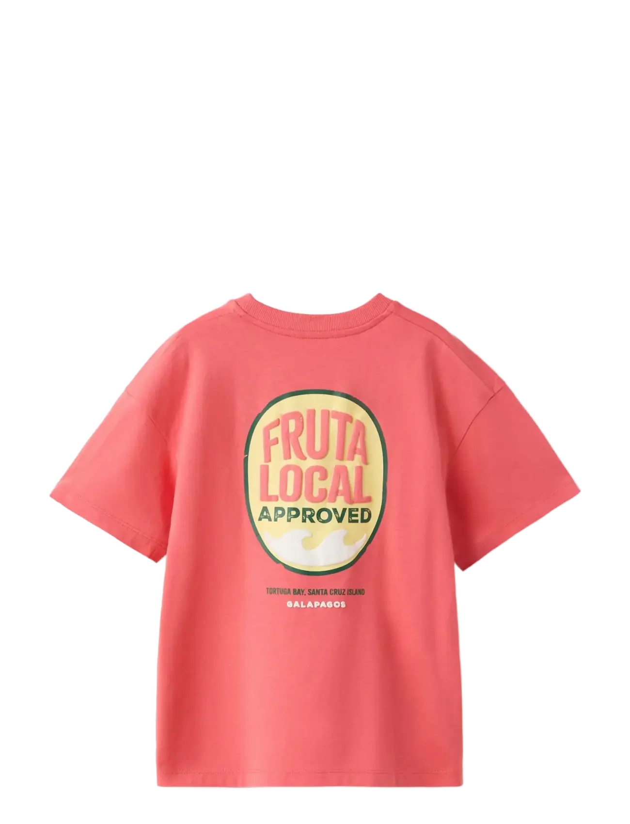 Mango - Printed cotton-blend t-shirt - kortærmede t-shirts - bright red - 1