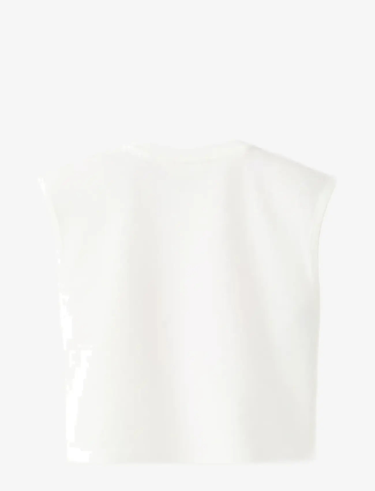 Mango - Printed cotton T-shirt with ties - Ærmeløs undertrøje - natural white - 2