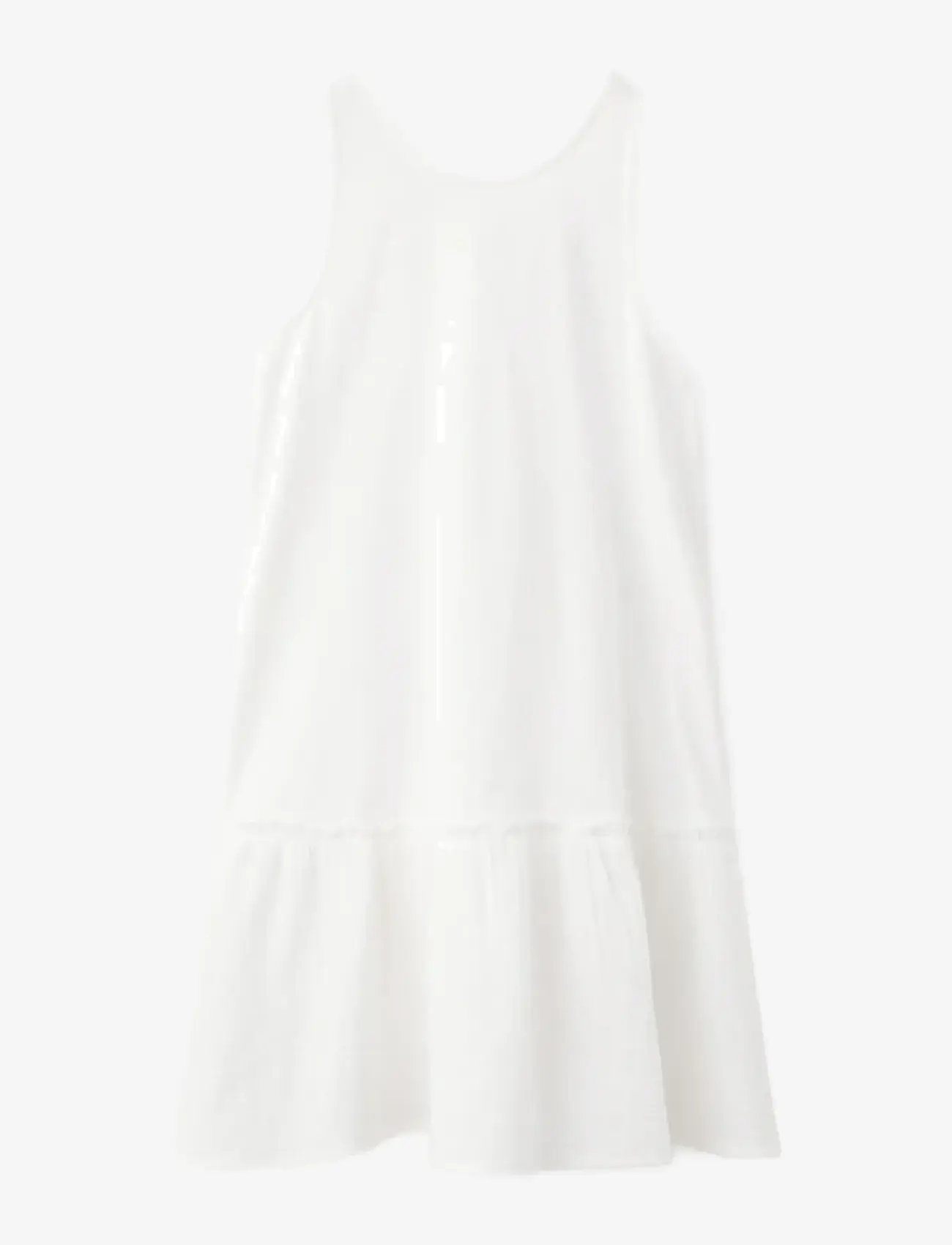 Mango - Cotton cross back dress - sleeveless casual dresses - natural white - 0