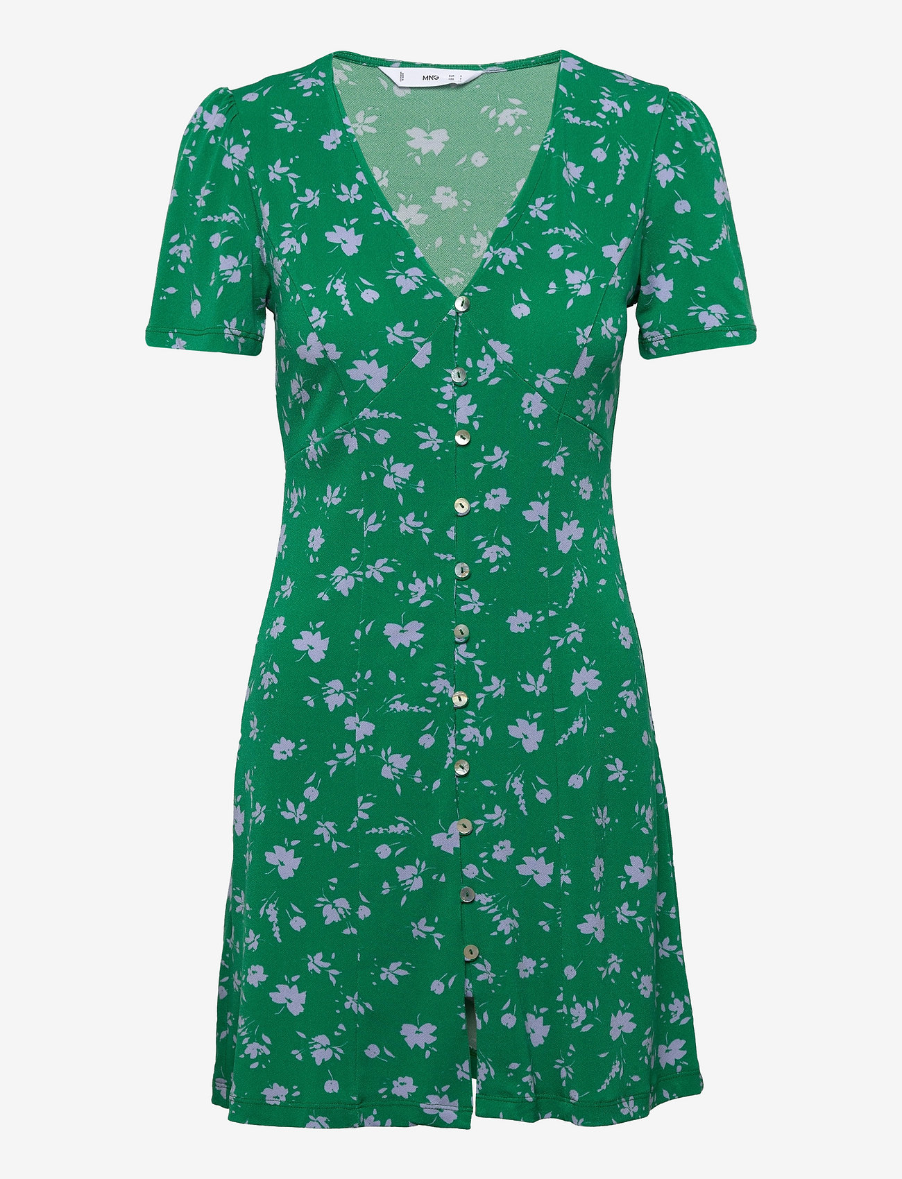Mango - Flower print dress - green - 0