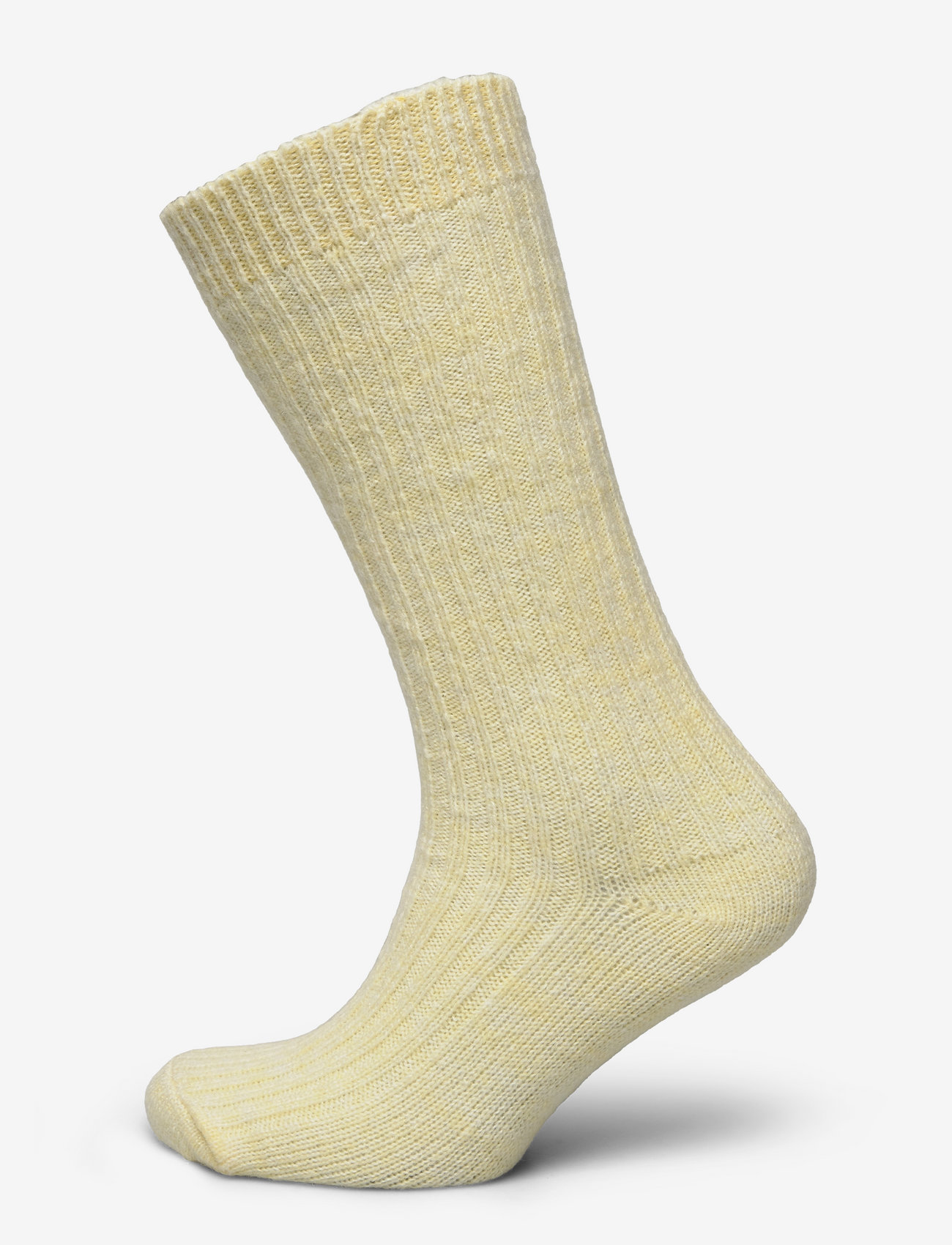 Mango - Ribbed woollen socks - beige - 1