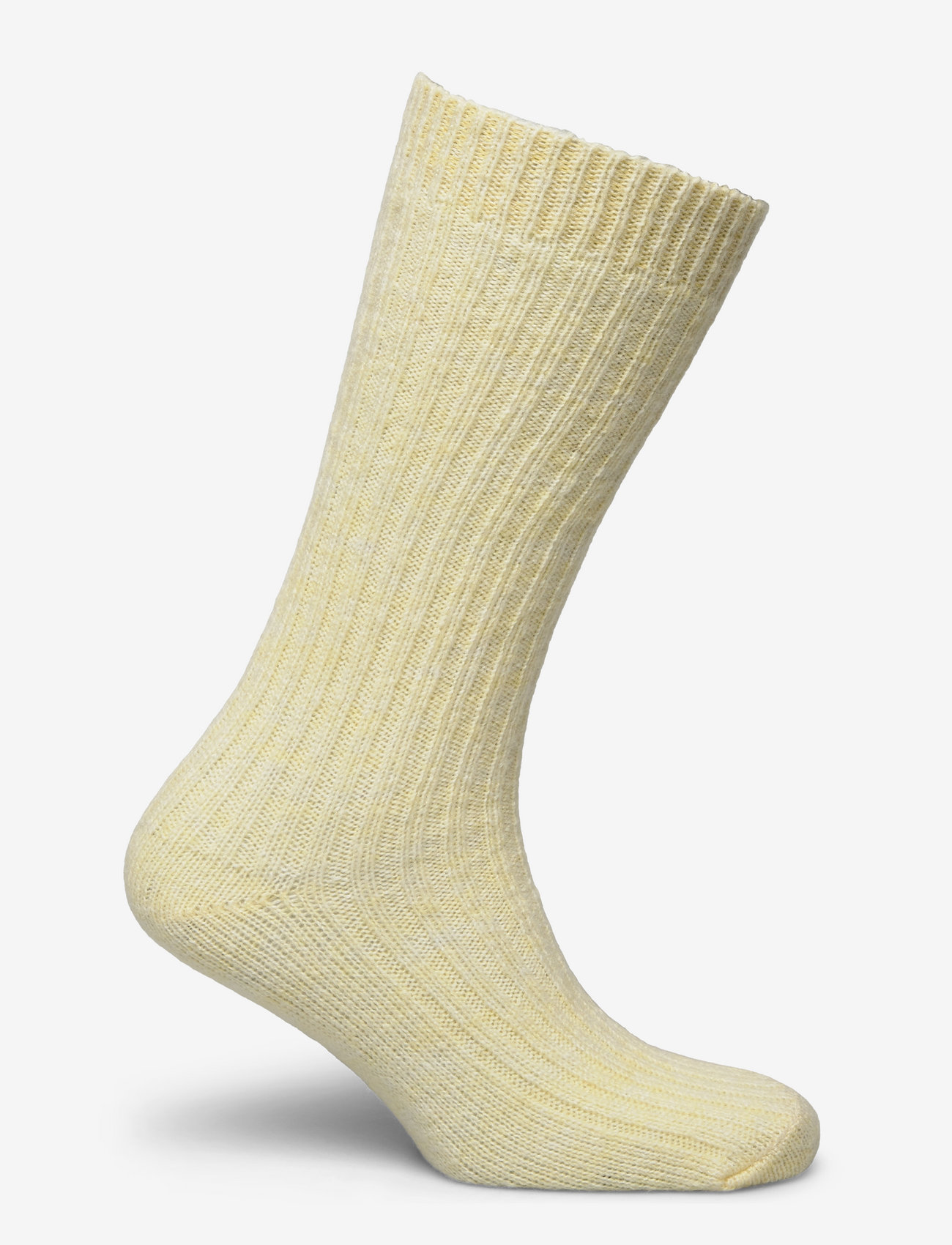 Mango - Ribbed woollen socks - beige - 3