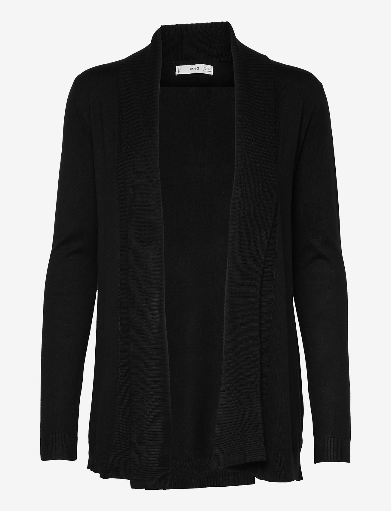 Mango - Fine-knit cardigan - black - 0