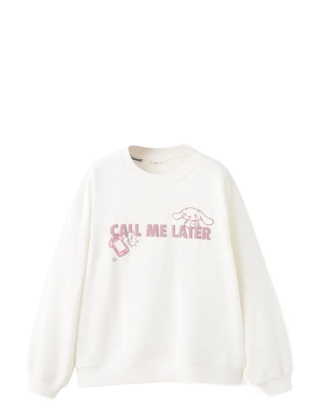 Mango Hello Kitty sweatshirt - Tøj - NATURAL WHITE / pink/rose