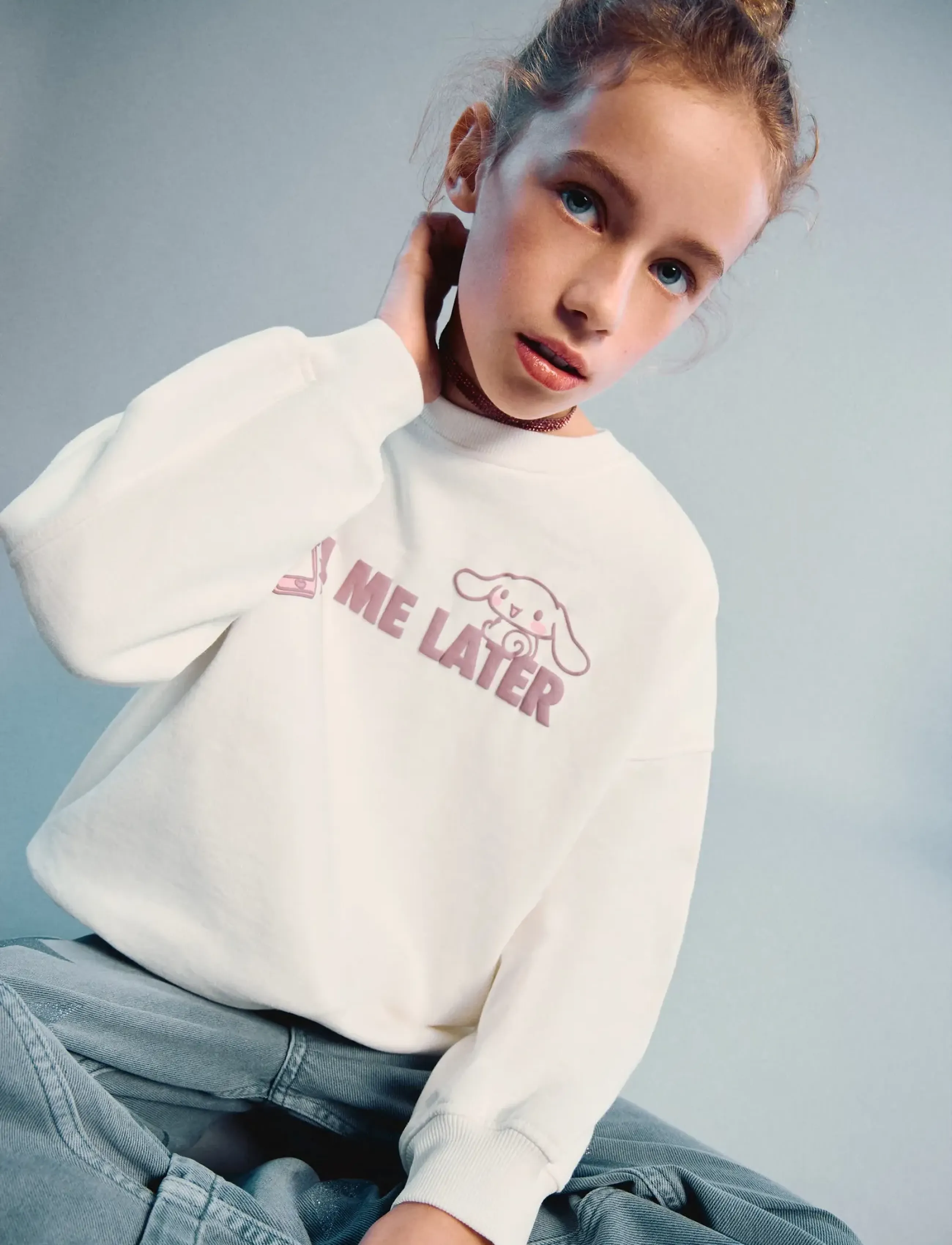 Mango Hello Kitty sweatshirt - Mango - NATURAL WHITE / pink/rose