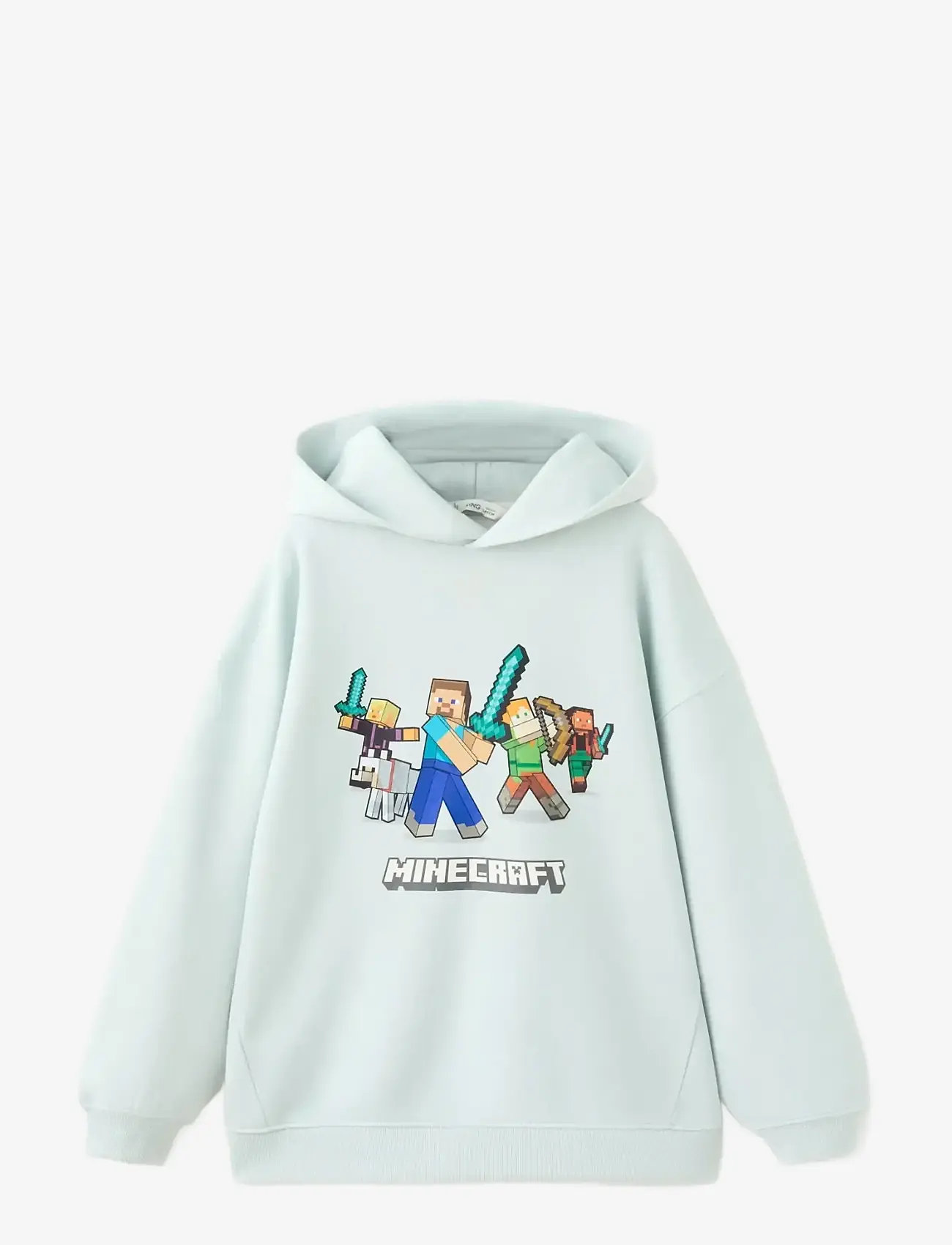Mango - Minecraft sweatshirt - kapuzenpullover - turquoise - aqua - 0