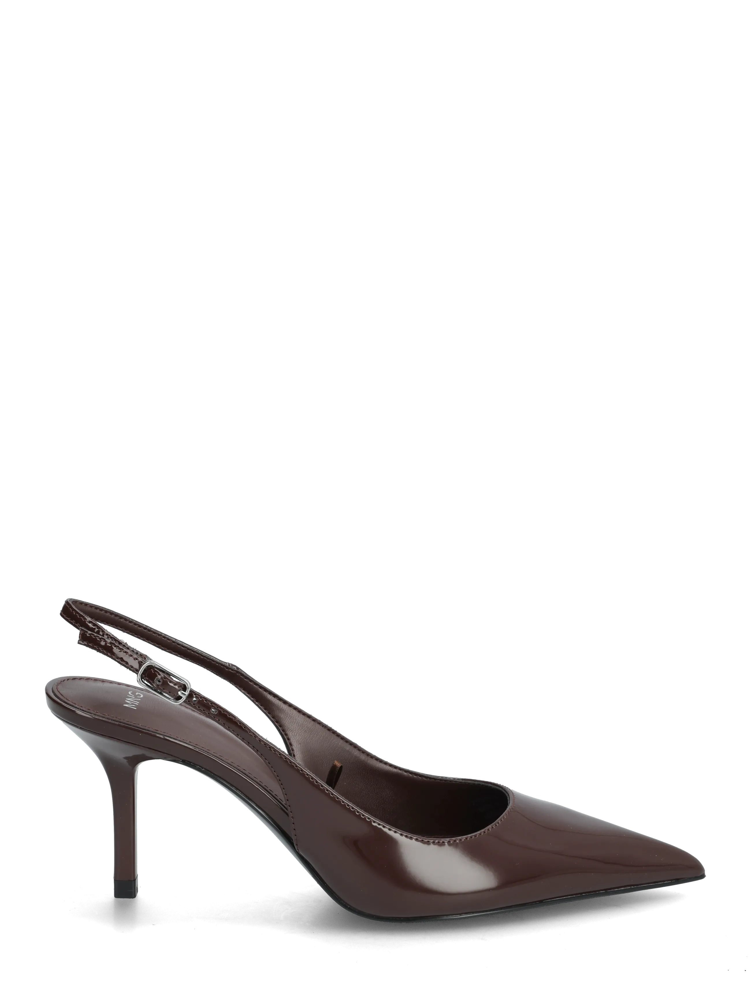 Mango - Patent heeled shoes - dark brown - 1