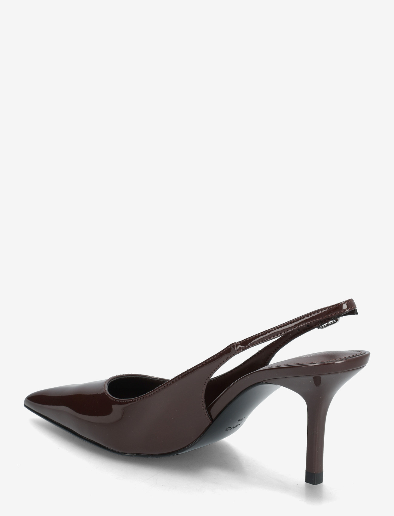 Mango - Patent heeled shoes - högklackade slingbacks - dark brown - 2