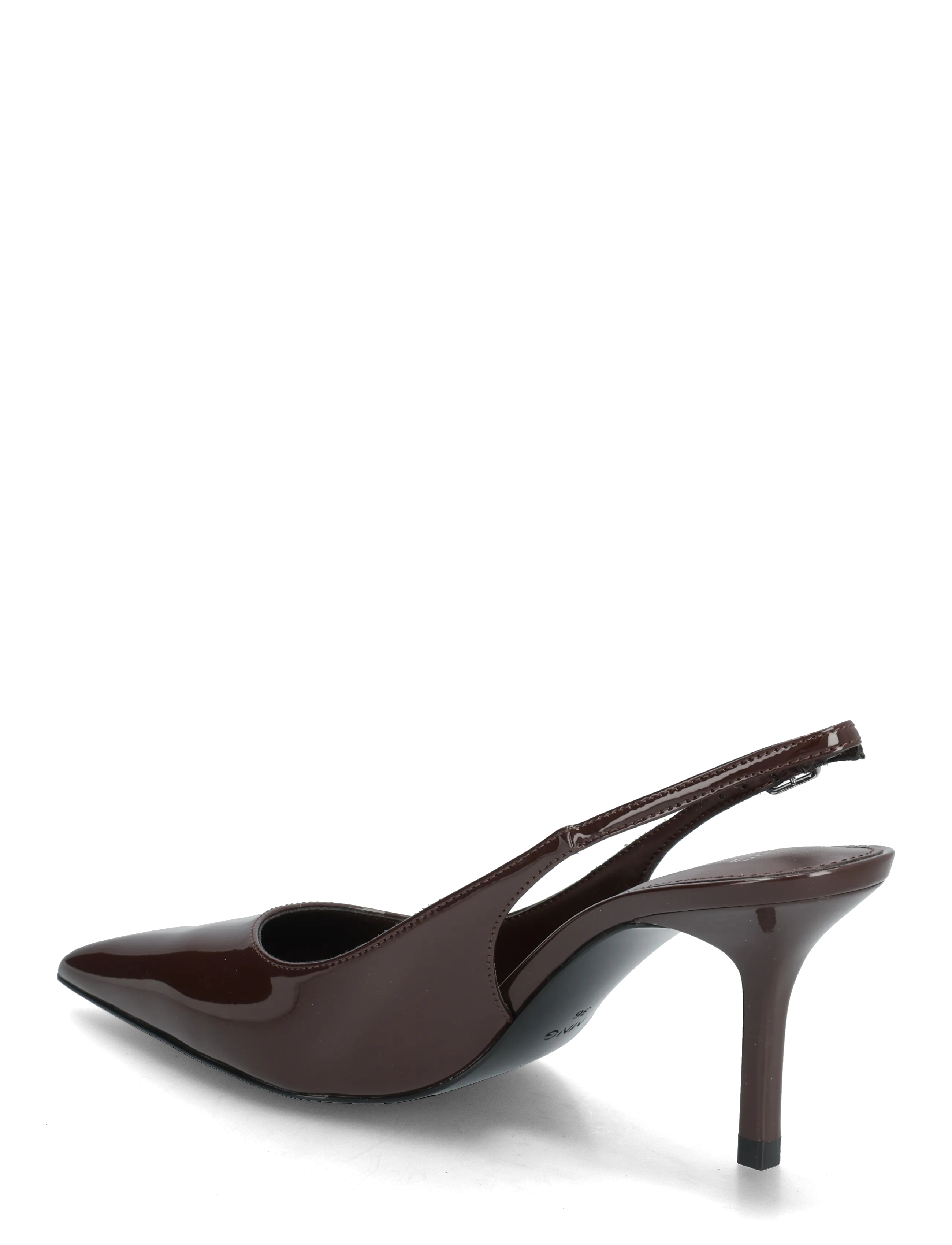 Mango - Patent heeled shoes - dark brown - 2