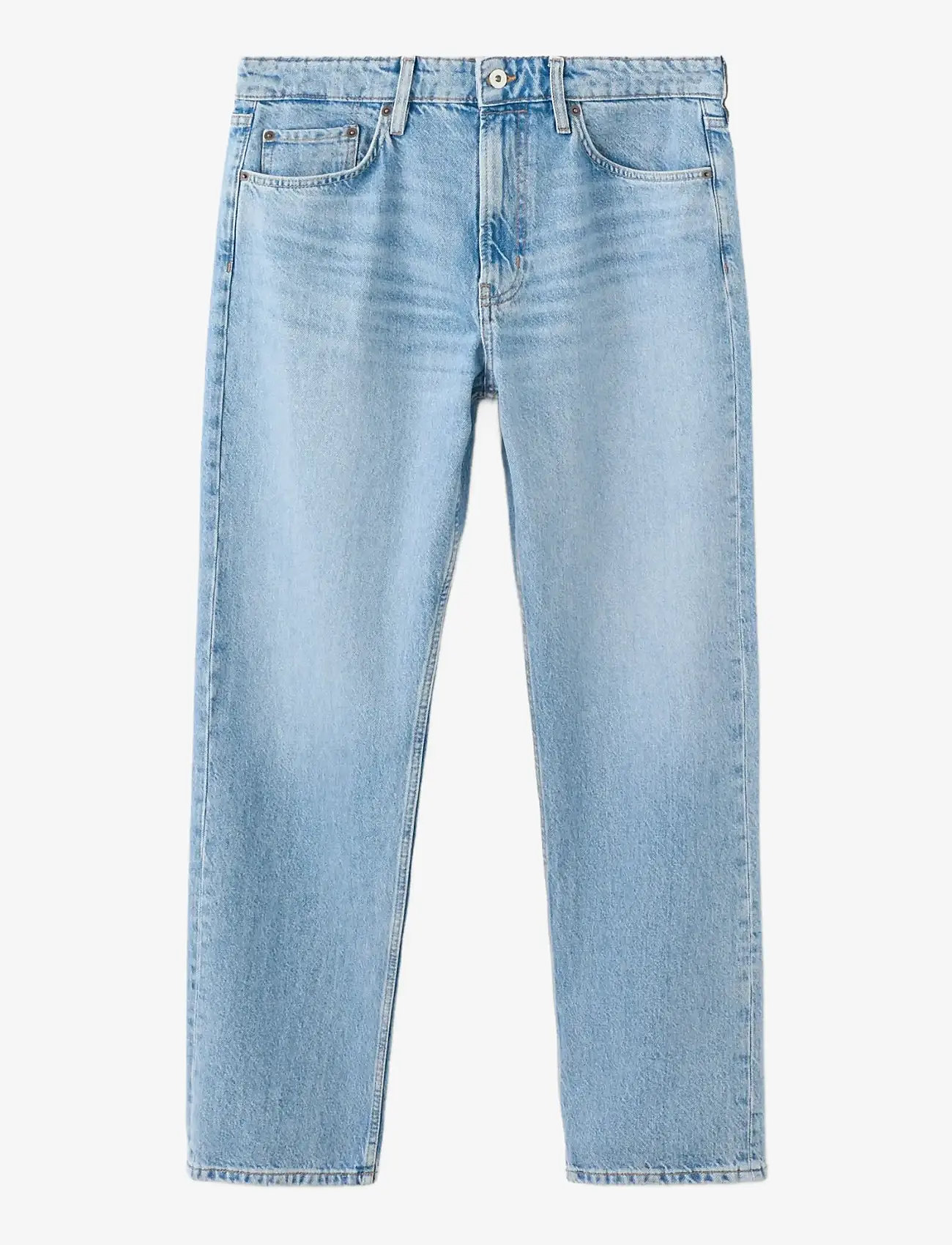 Mango - Moby straight-fit light-wash jeans - trousers & jeans - open blue - 1