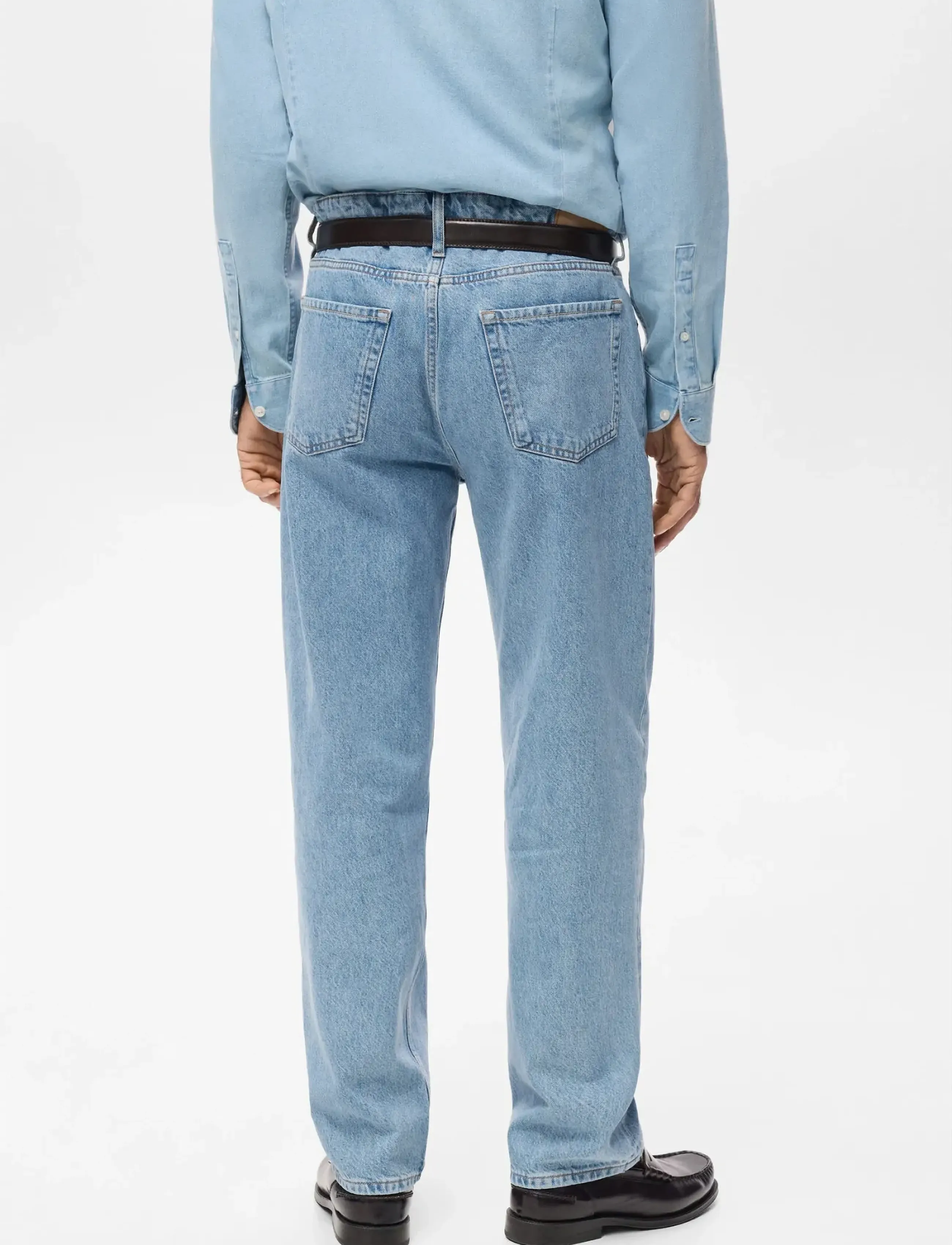 Mango - Moby straight-fit light-wash jeans - hosen & jeans - open blue - 3
