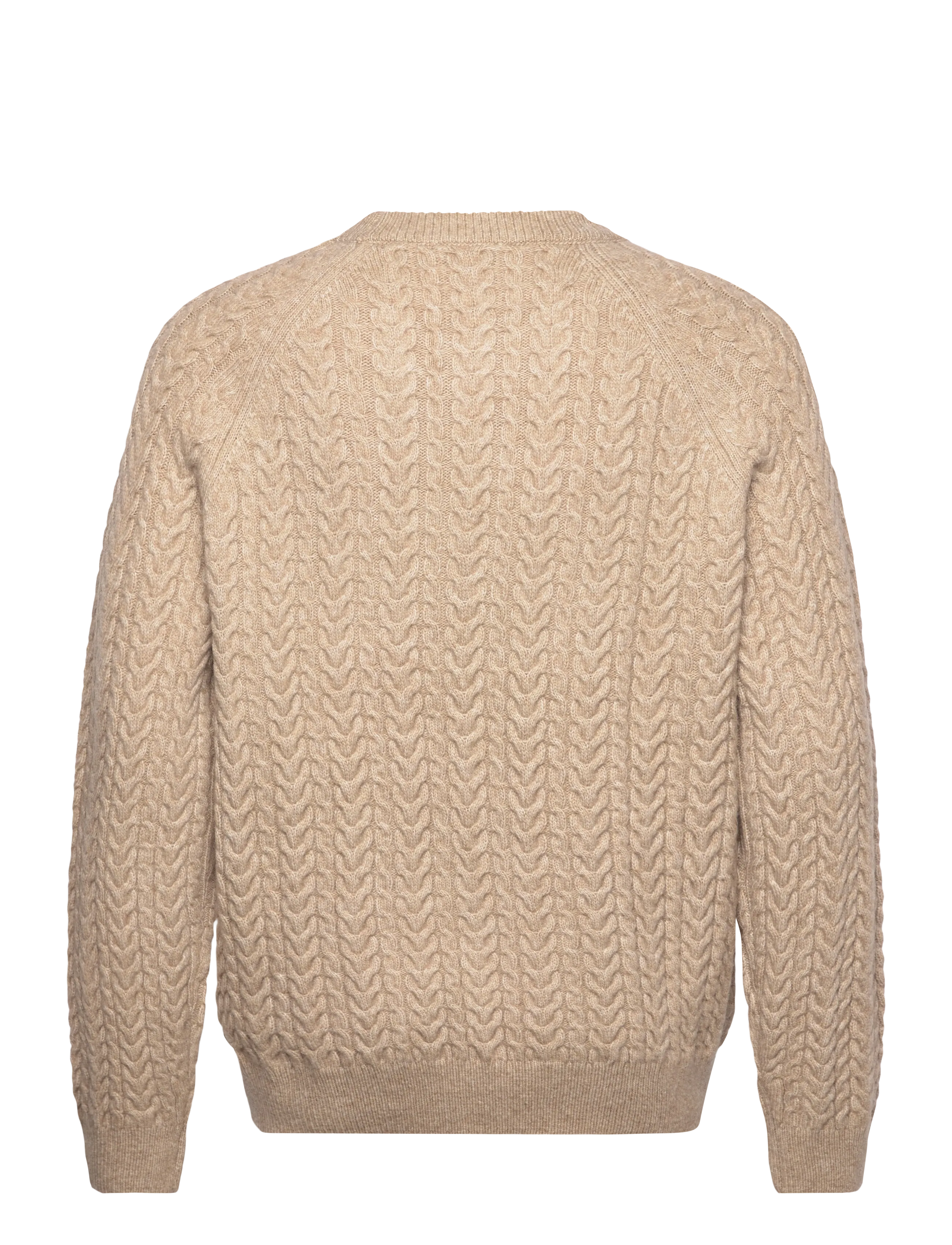 Mango - Braided knitted sweater - rund hals - medium brown - 2