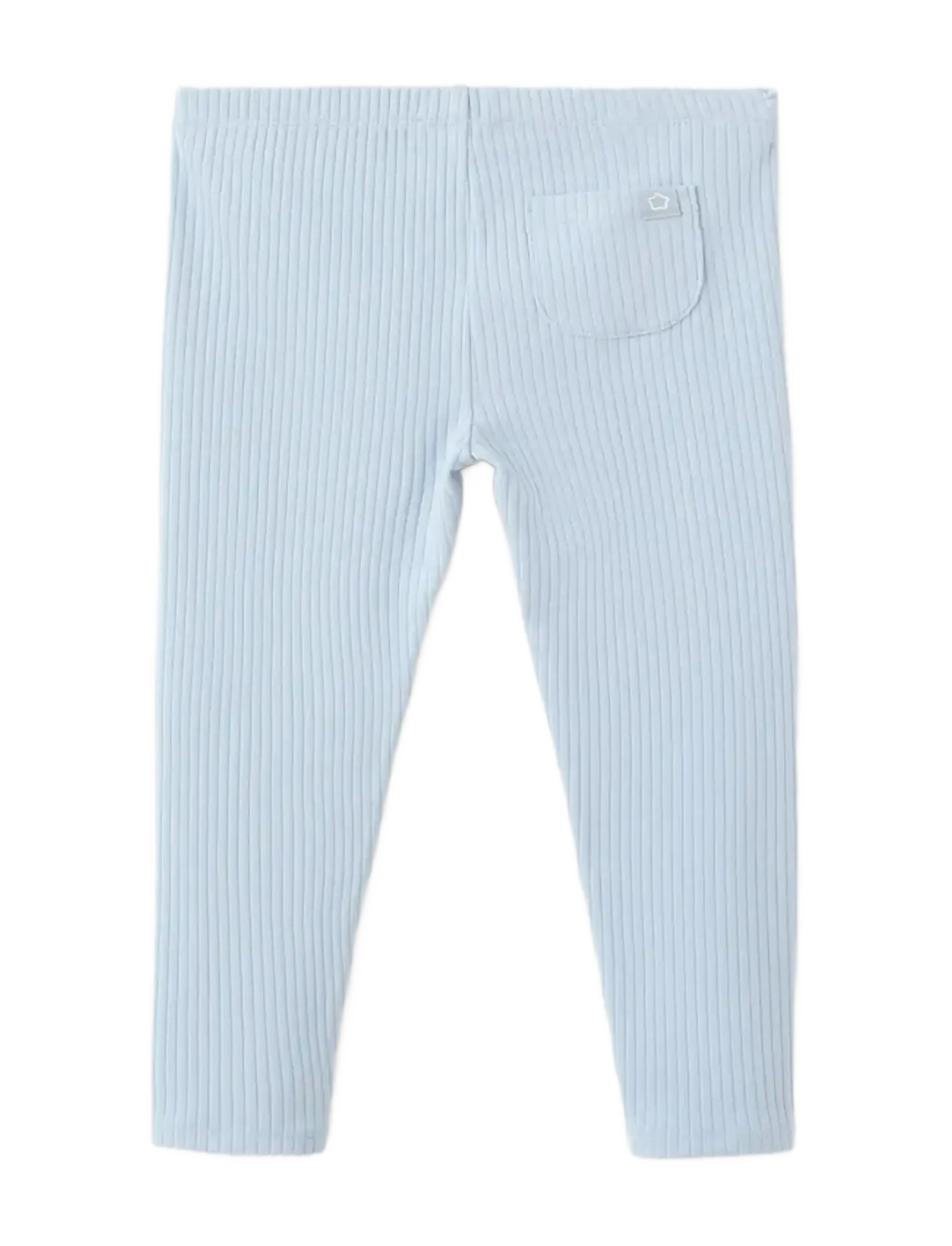 Mango - Cotton ribbed leggings - leggings - medium blue - 2