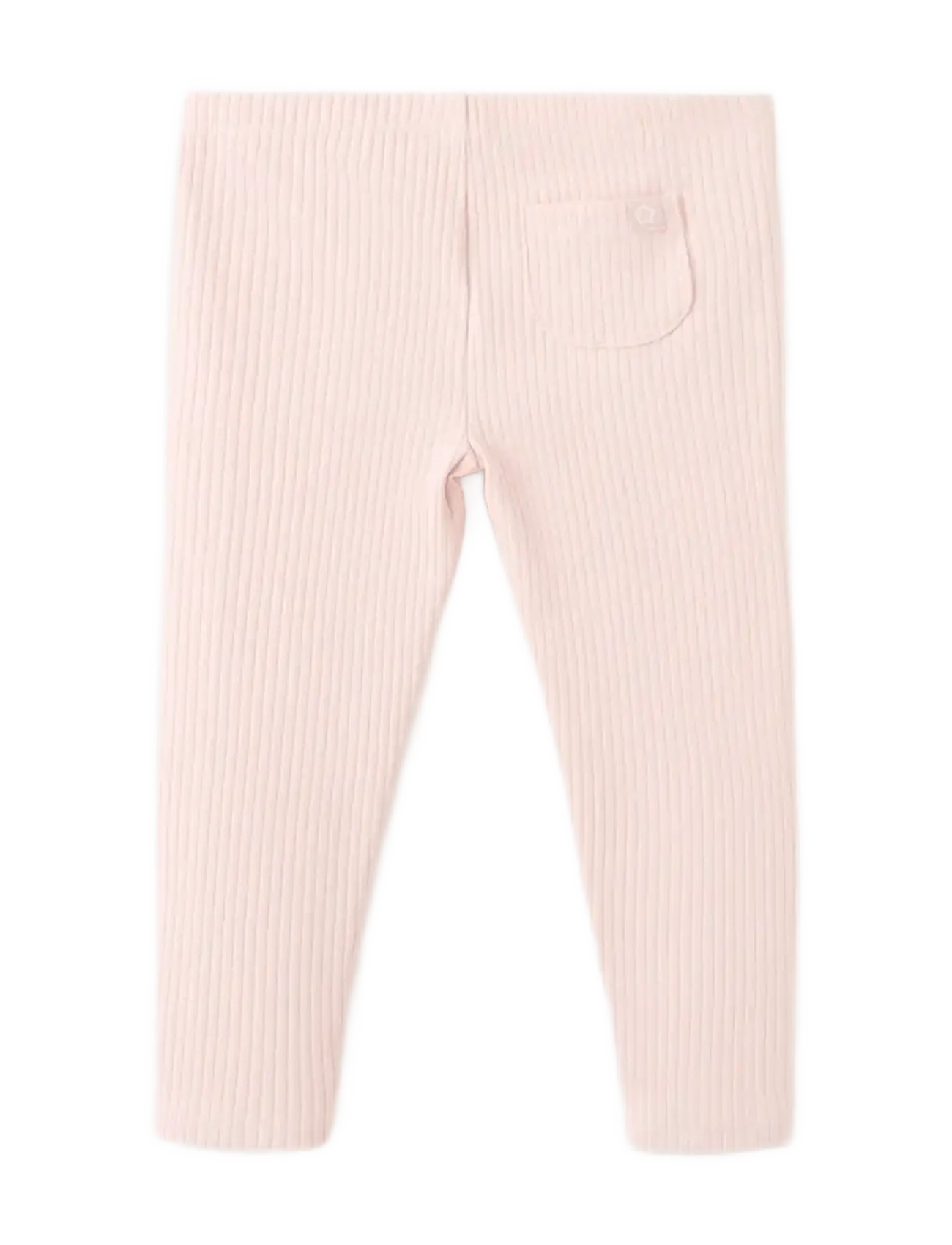 Mango - Cotton ribbed leggings - laveste priser - pink - 1