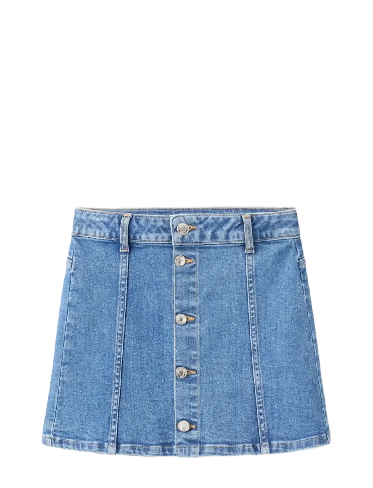 Mango Denim Short Skirt, 116, Blue, Nederdele > Denim Nederdele, Børn