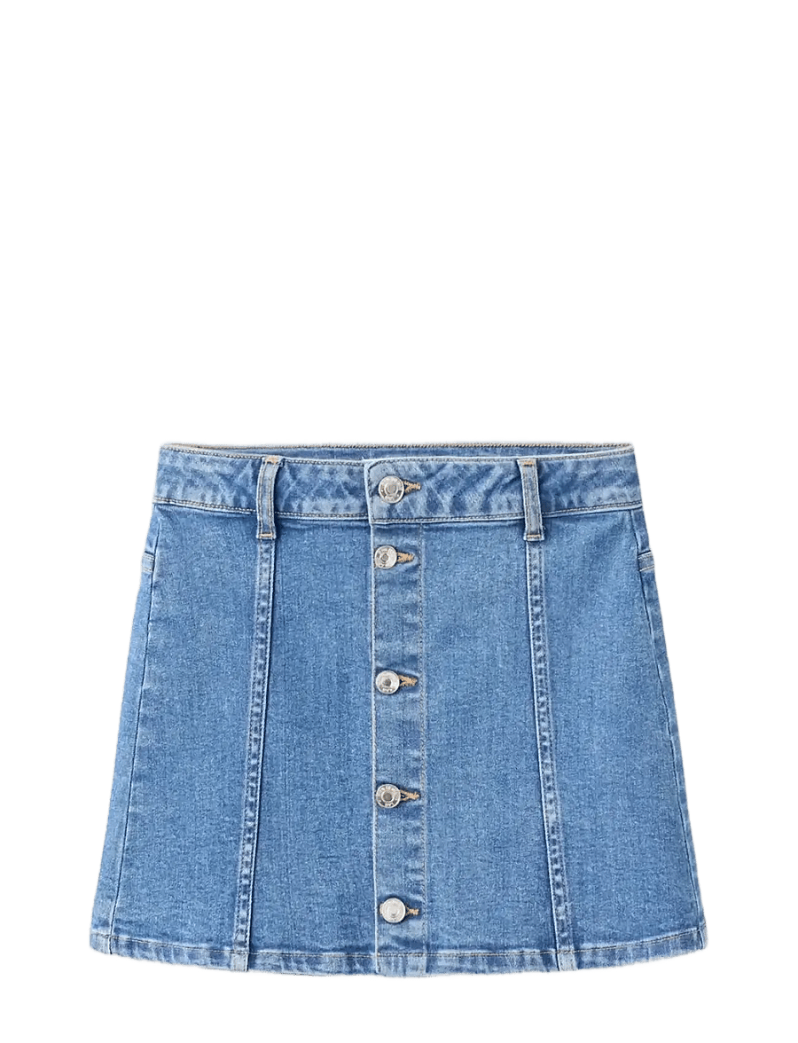 Mango - Denim short skirt - korte nederdele - open blue - 0