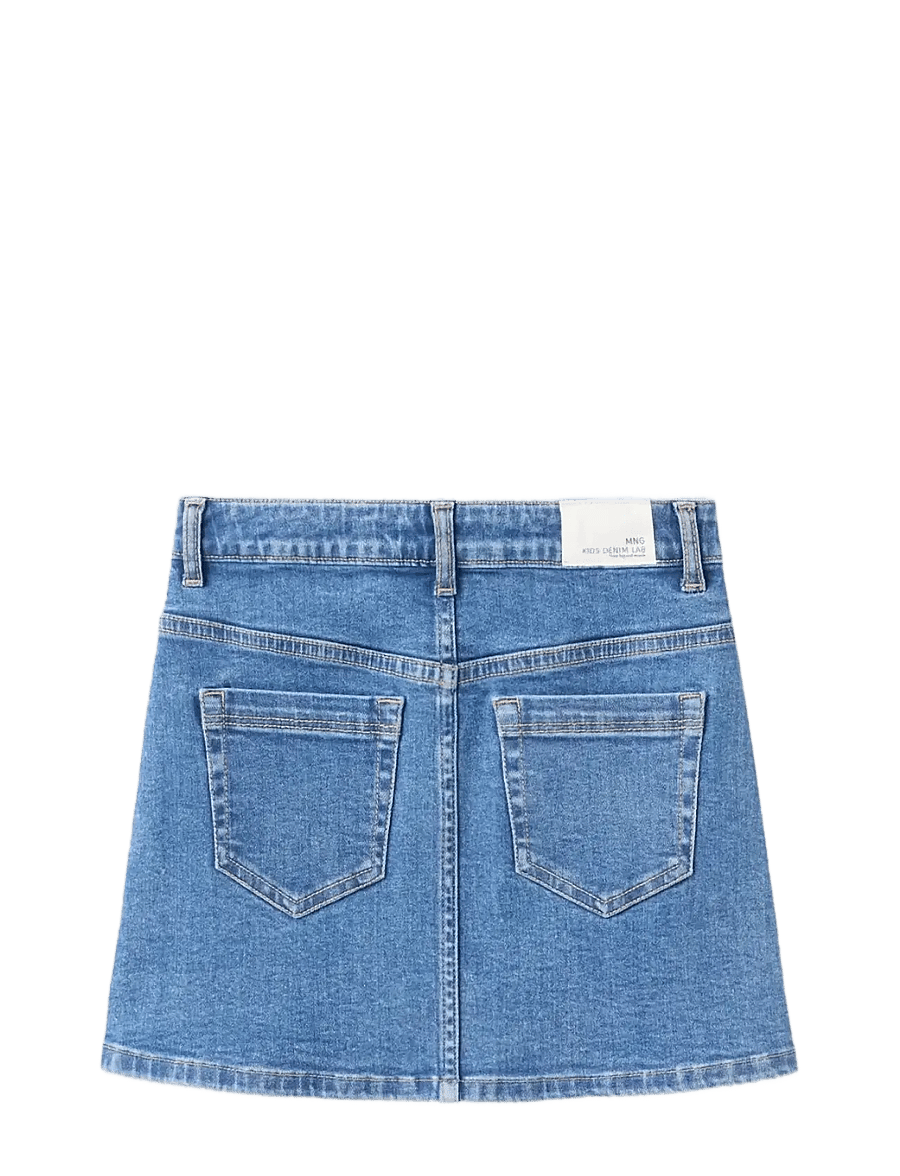 Mango - Denim short skirt - korte nederdele - open blue - 1