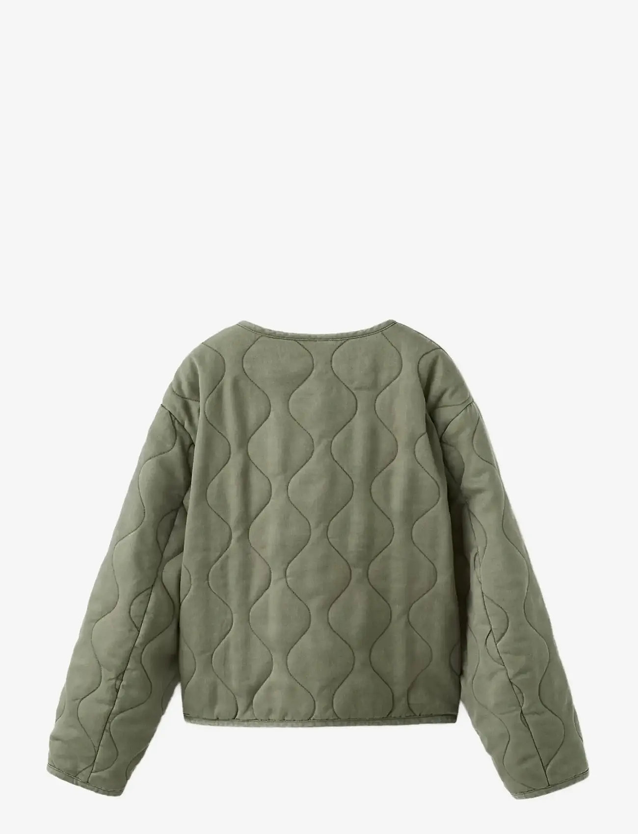 Mango - Padded lyocell jacket - quiltede jakker - beige - khaki - 1