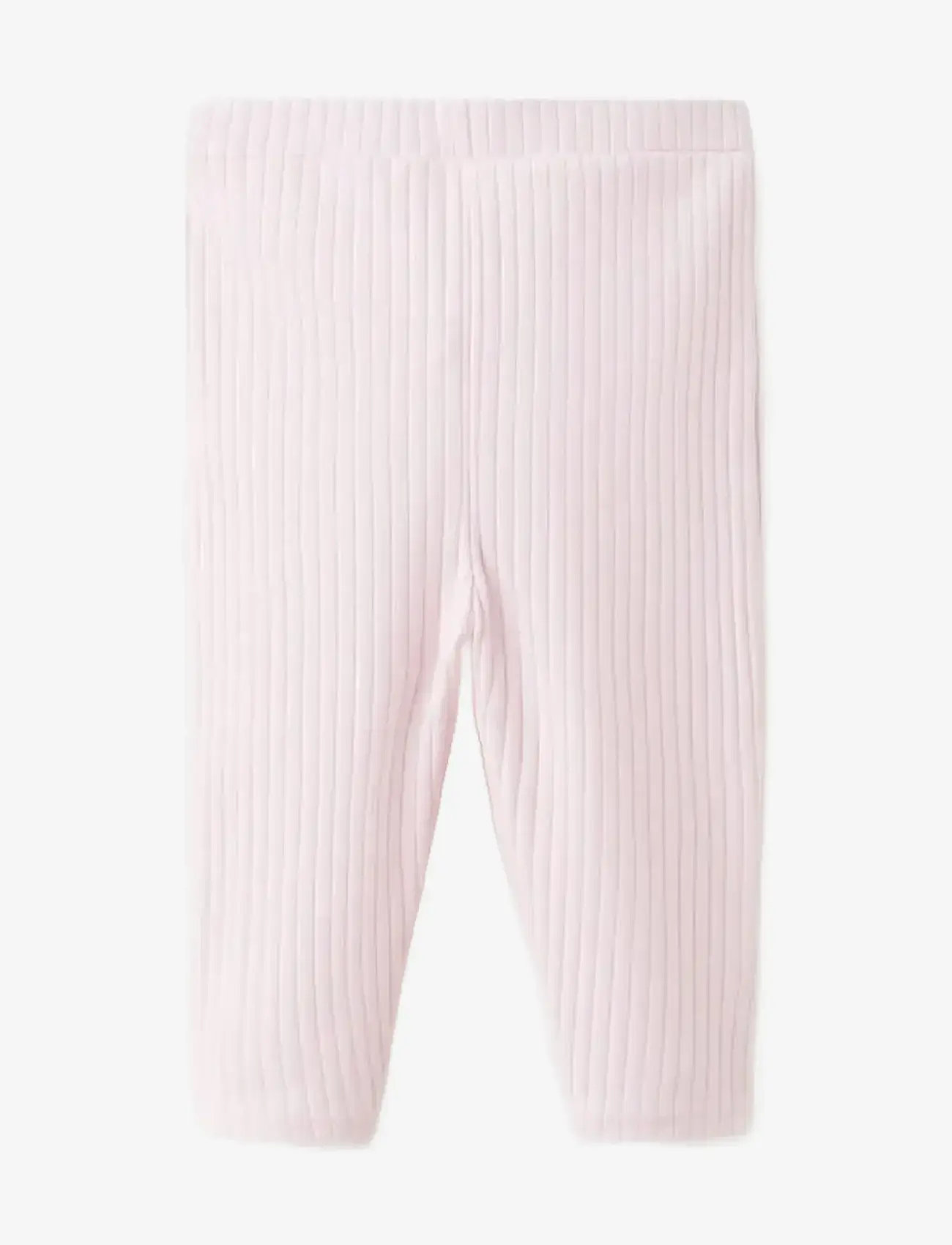 Mango - Ribbed bow leggings - leggings - pink - 1