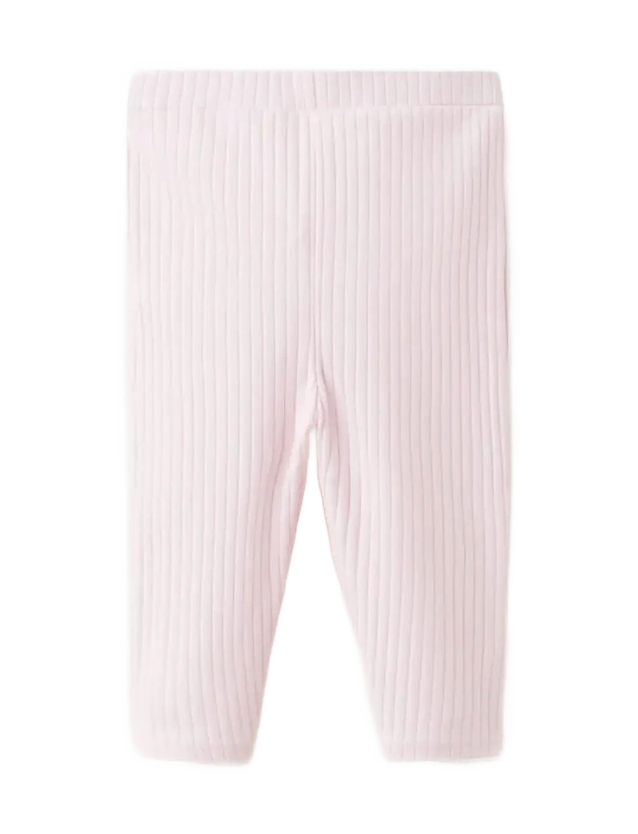 Mango - Ribbed bow leggings - pink - 1