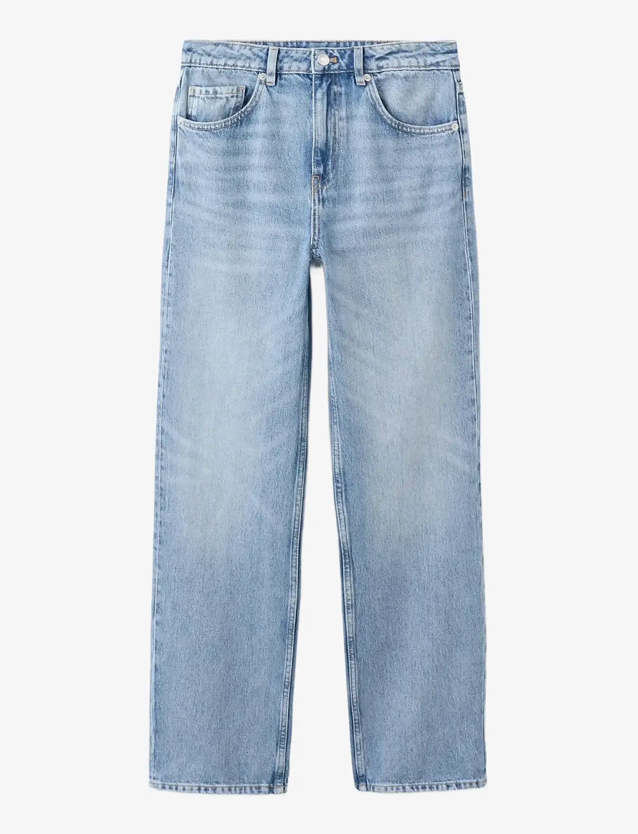 Mango - Straight low-waist jeans - lowest prices - open blue - 1