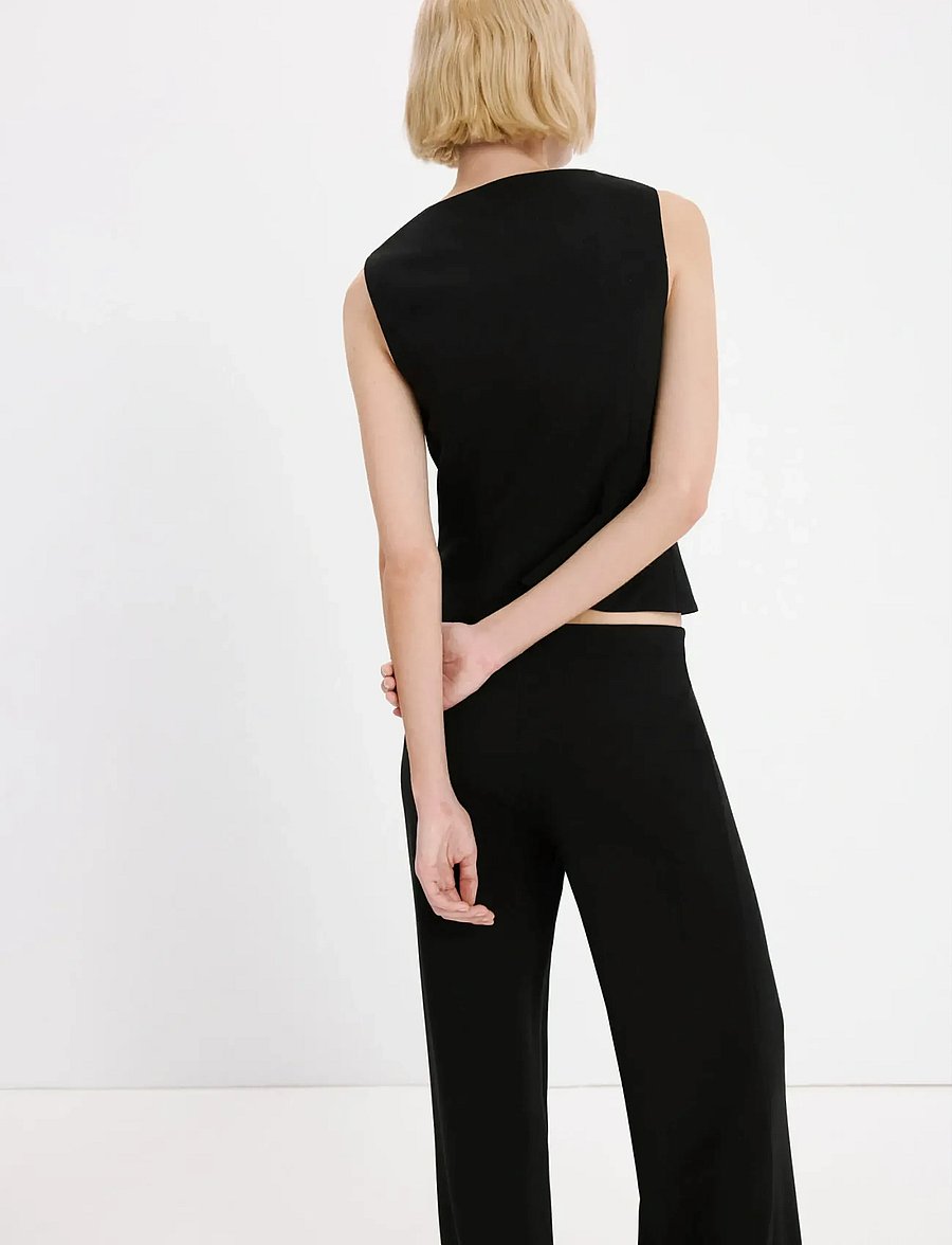 Mango - Suit waistcoat with buttons - kostymvästar - black - 2