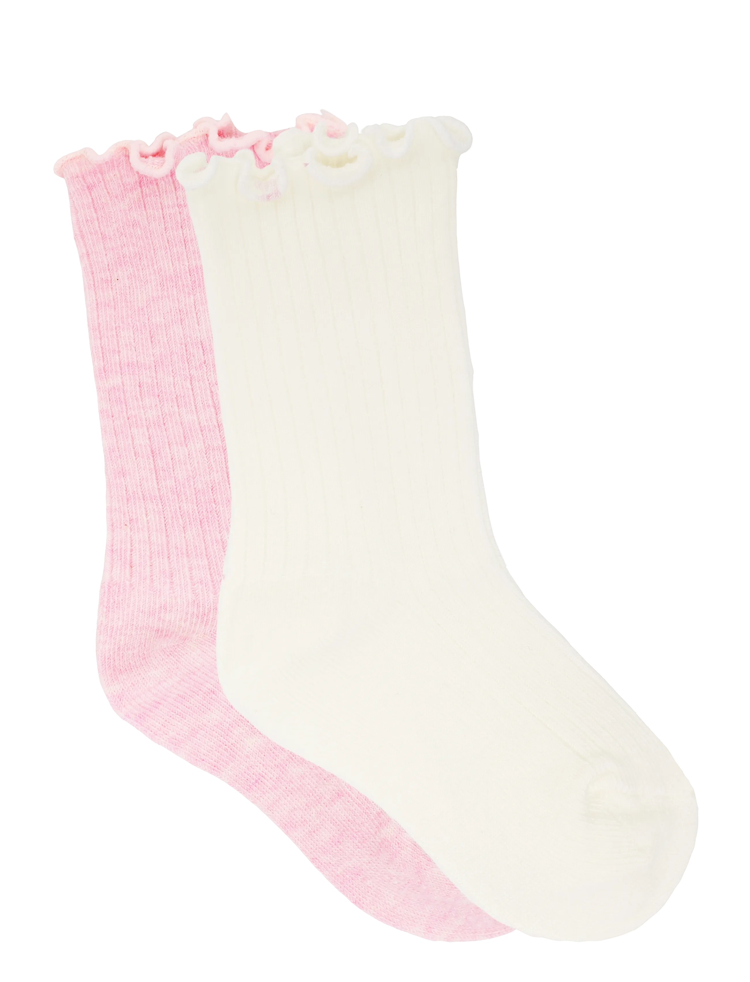 Mango - 2 pack ribbed socks - bebisstrumpor - pink - 1