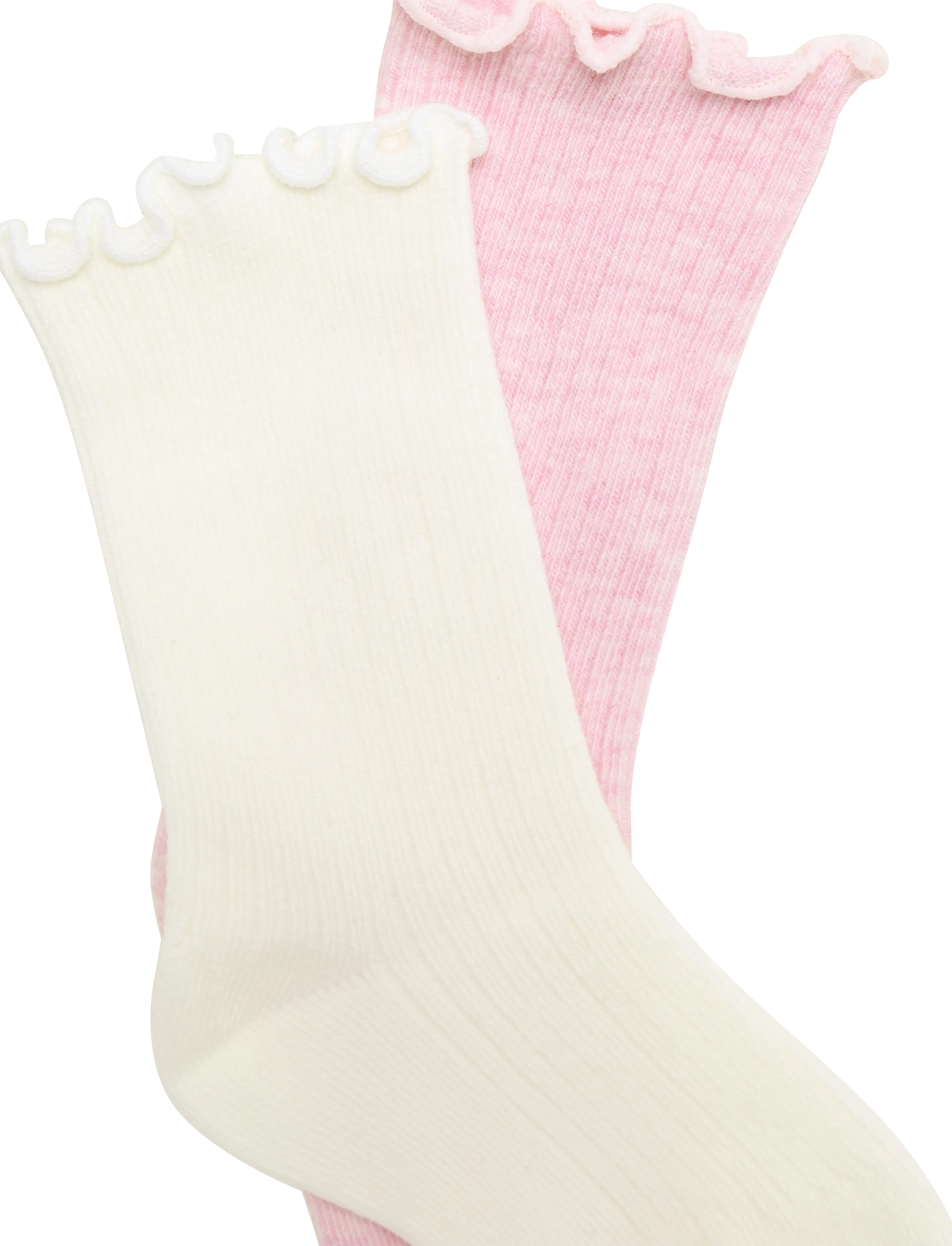 Mango - 2 pack ribbed socks - bebisstrumpor - pink - 4