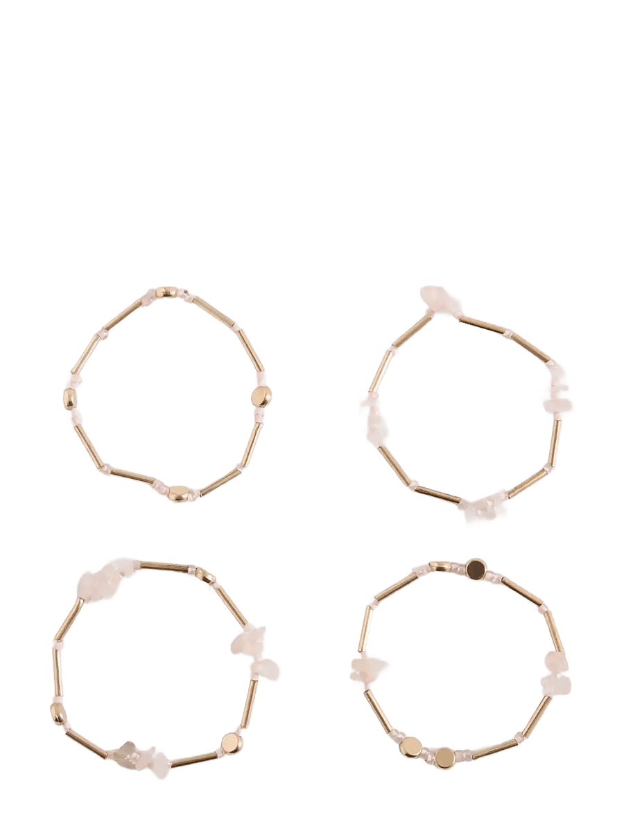 Mango - Pack of 4 bracelets - armbånd - gold - 1