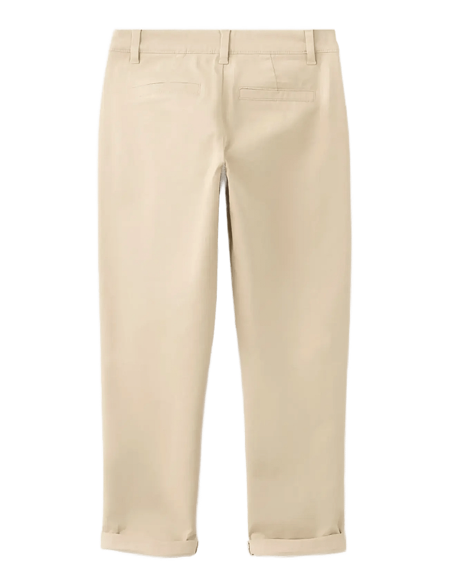 Mango - Chino trousers with turn-up hem - chinos - light beige - 1