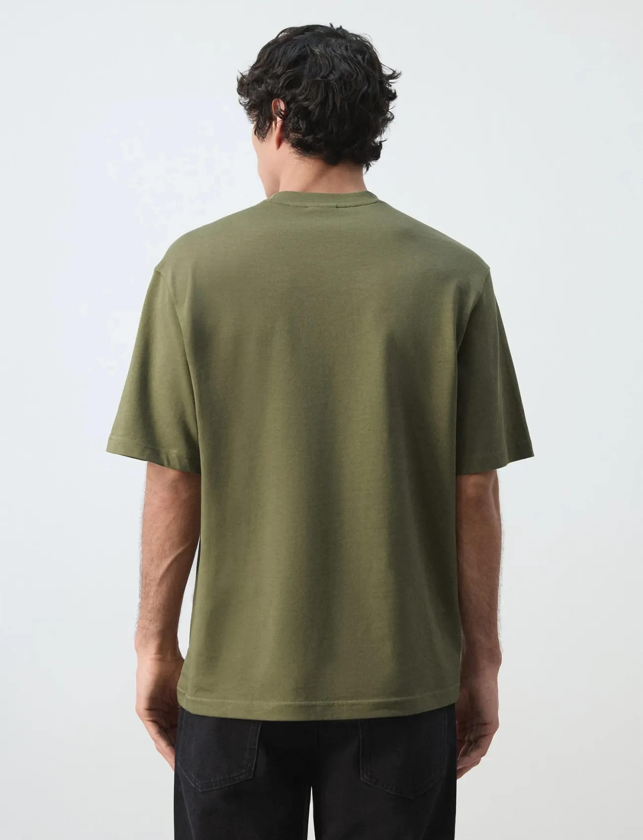 MANGO Heavy Weight Relaxed Fit T-Shirt herr – bild 2