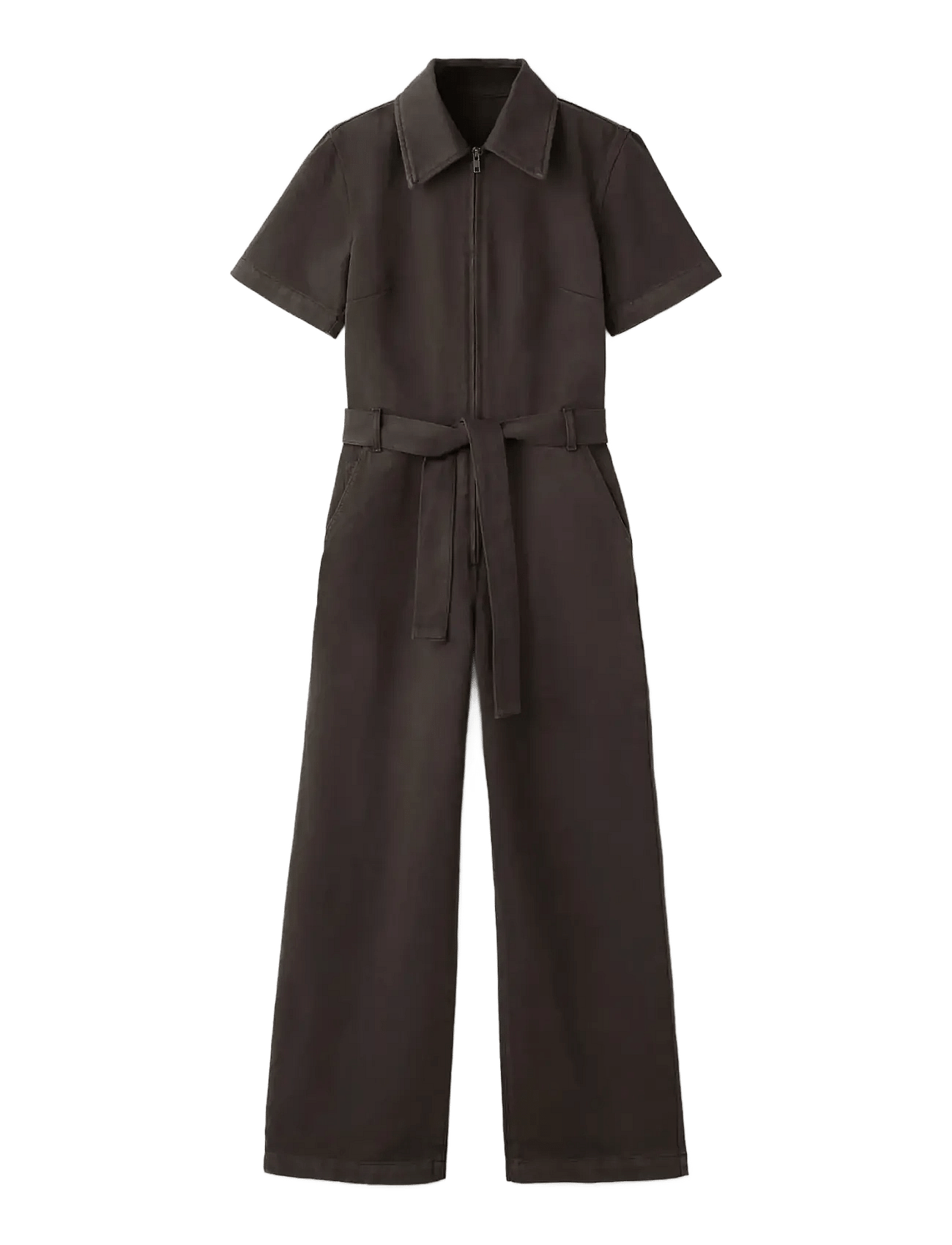 Mango | Zip Denim Jumpsuit | XS — produktbild