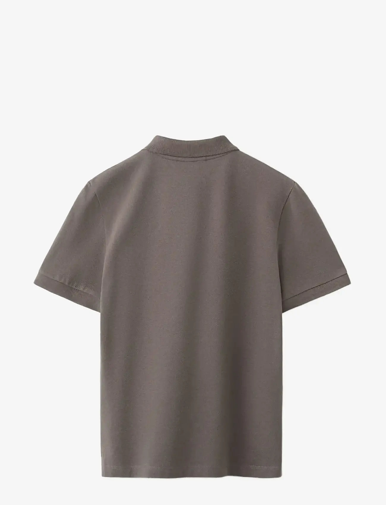 Mango - Cotton polo shirt - kortærmede poloer - dark brown - 2