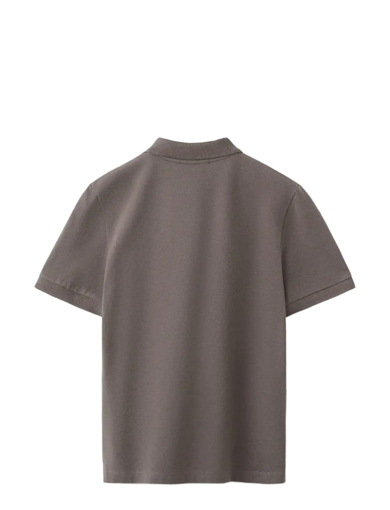 Mango - Cotton polo shirt - kortärmade pikéer - dark brown - 2