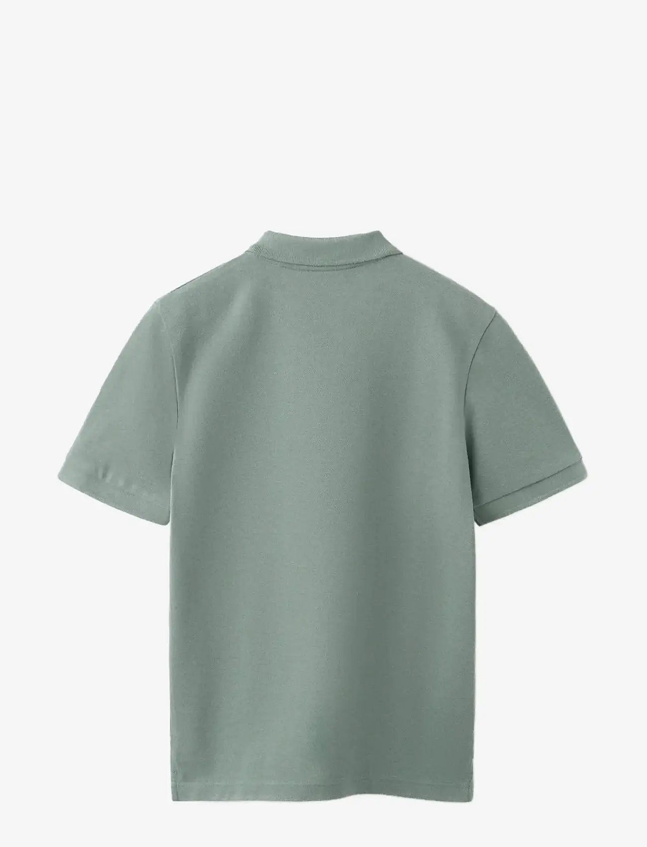 Mango - Cotton polo shirt - pikéer - green - 1