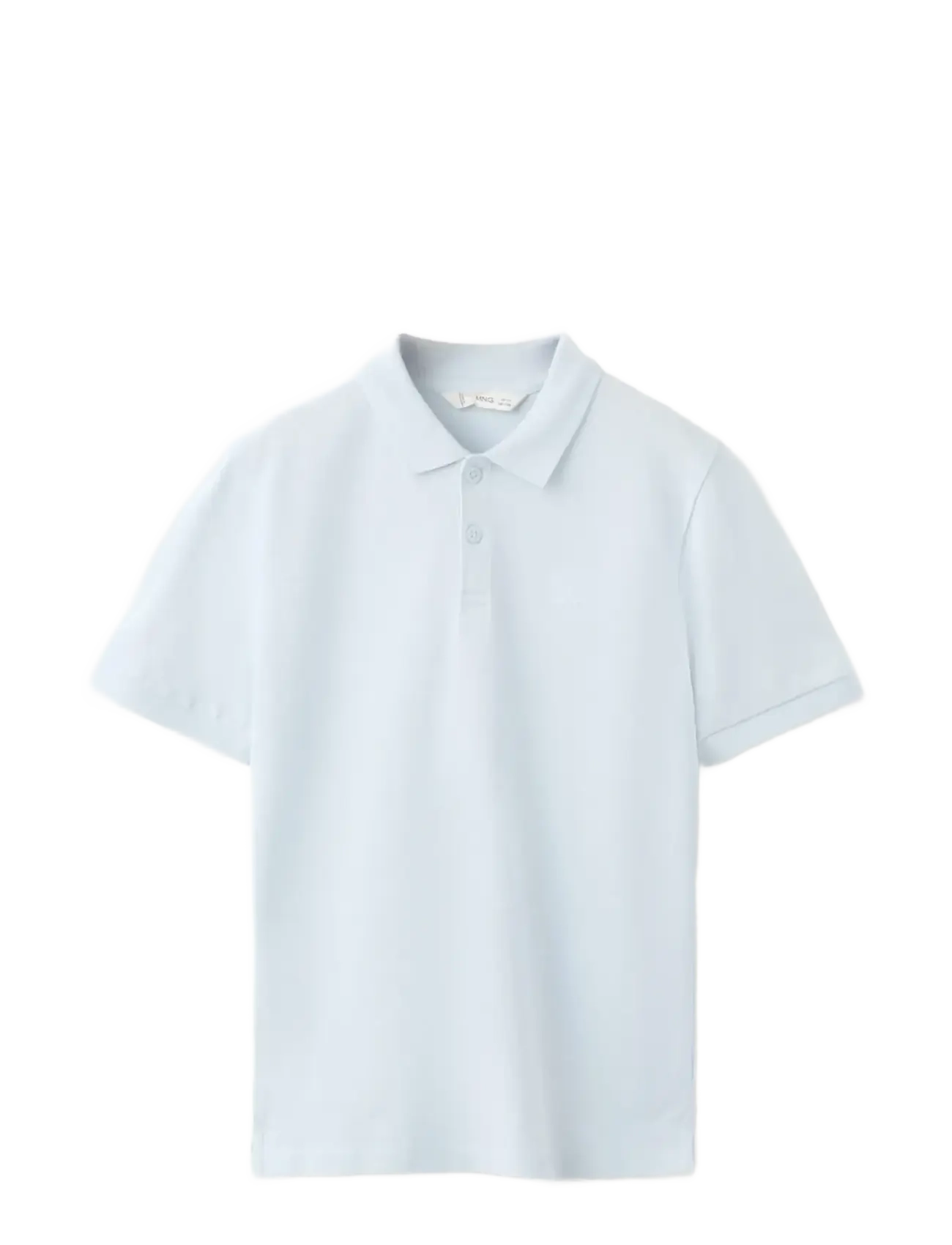 Mango Cotton Polo Shirt, Børn, Polo T-shirt, Blå, Str: 5-6