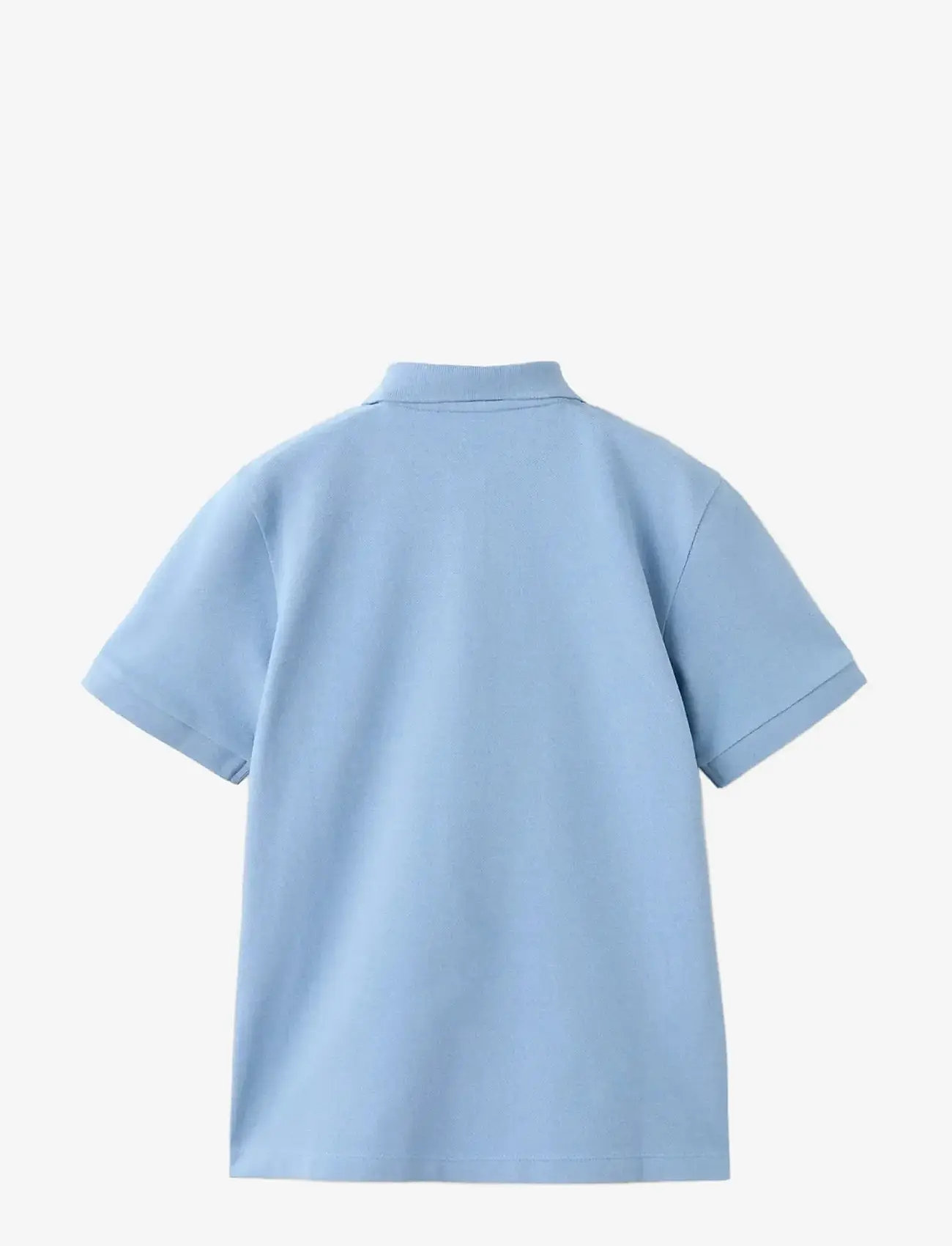 Mango - Cotton polo shirt - kortærmede poloer - medium blue - 1