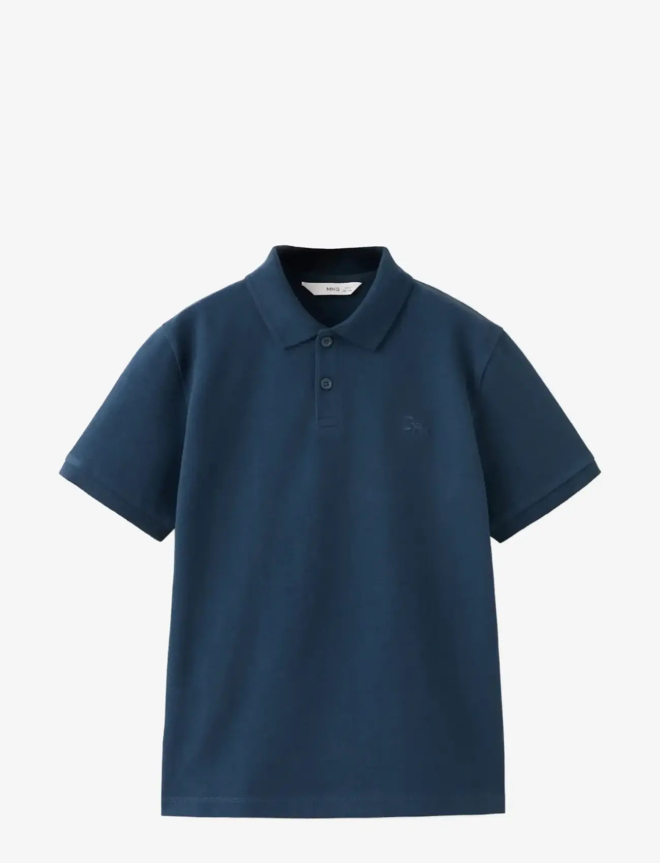 Mango - Cotton polo shirt - kortærmede poloer - navy - 0