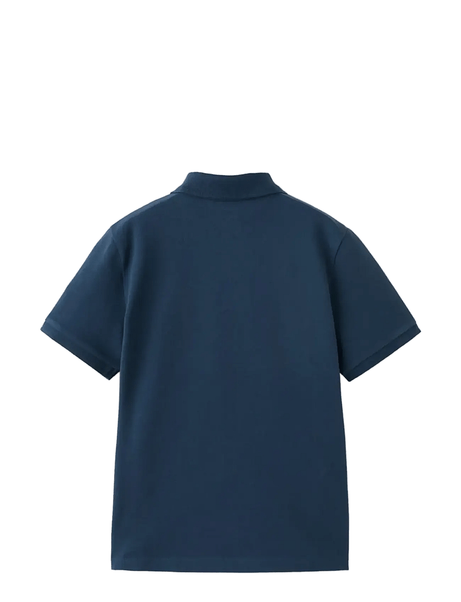 Mango - Cotton polo shirt - kortärmade pikéer - navy - 1