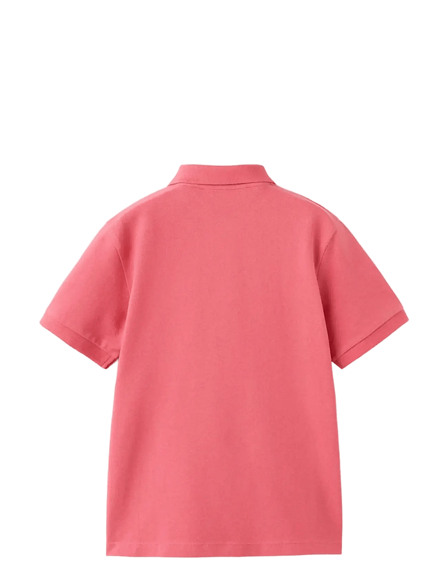 Mango - Cotton polo shirt - kortärmade pikéer - red - 1