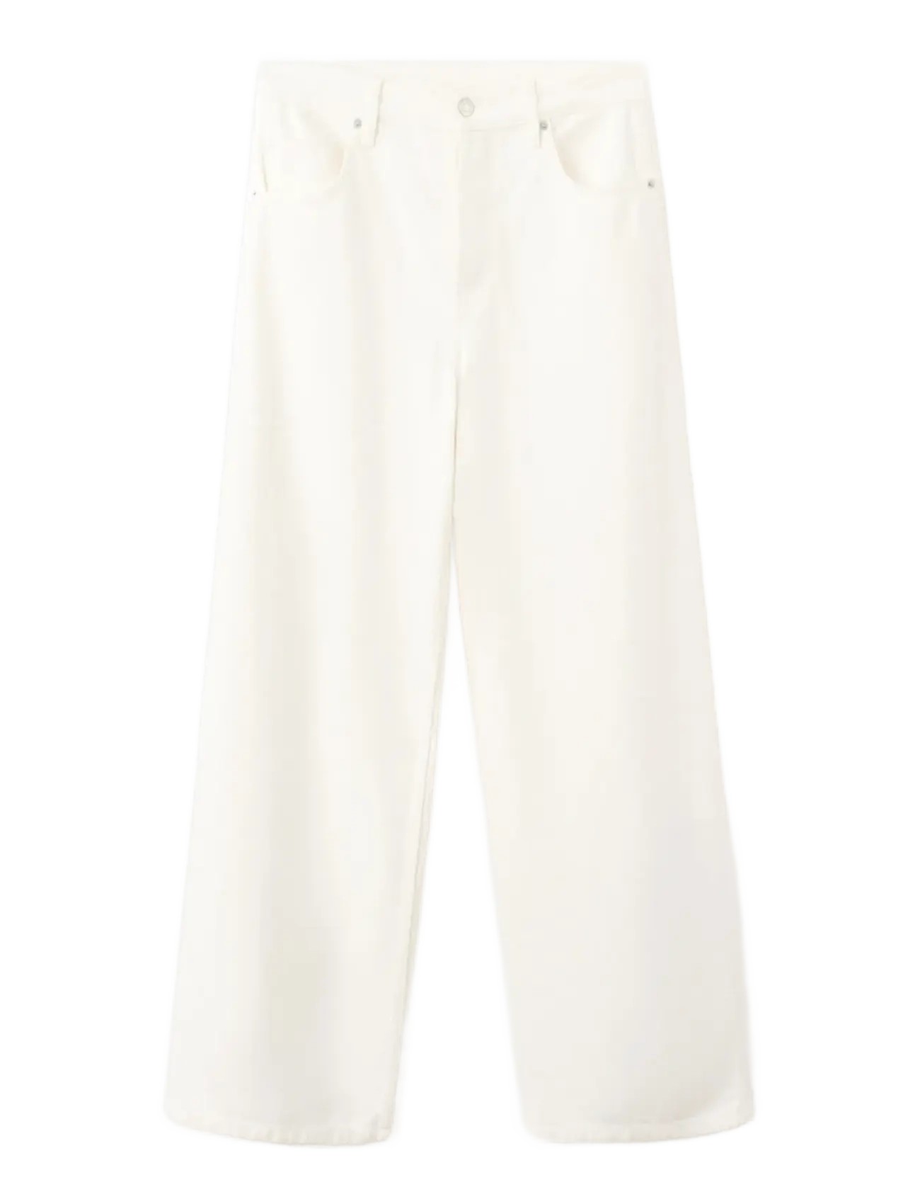 MANGO Low-Rise Balloon Jeans Cream - 36 - Damen