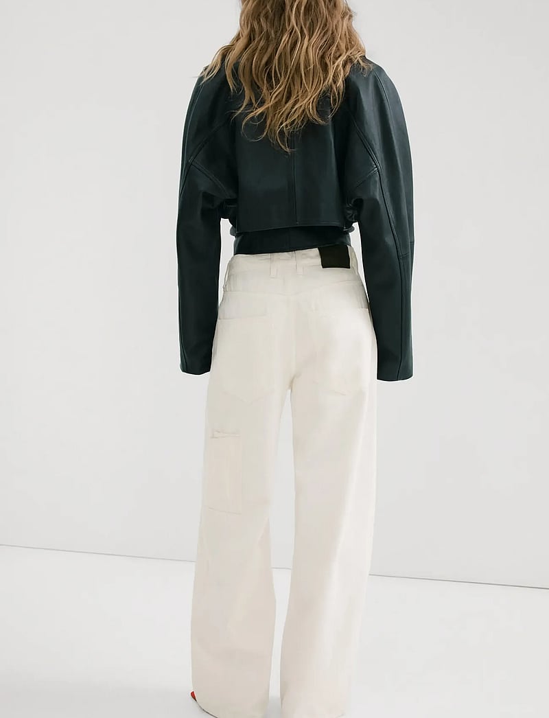 Mango - High-rise balloon jeans - barrel jeans - white - 2