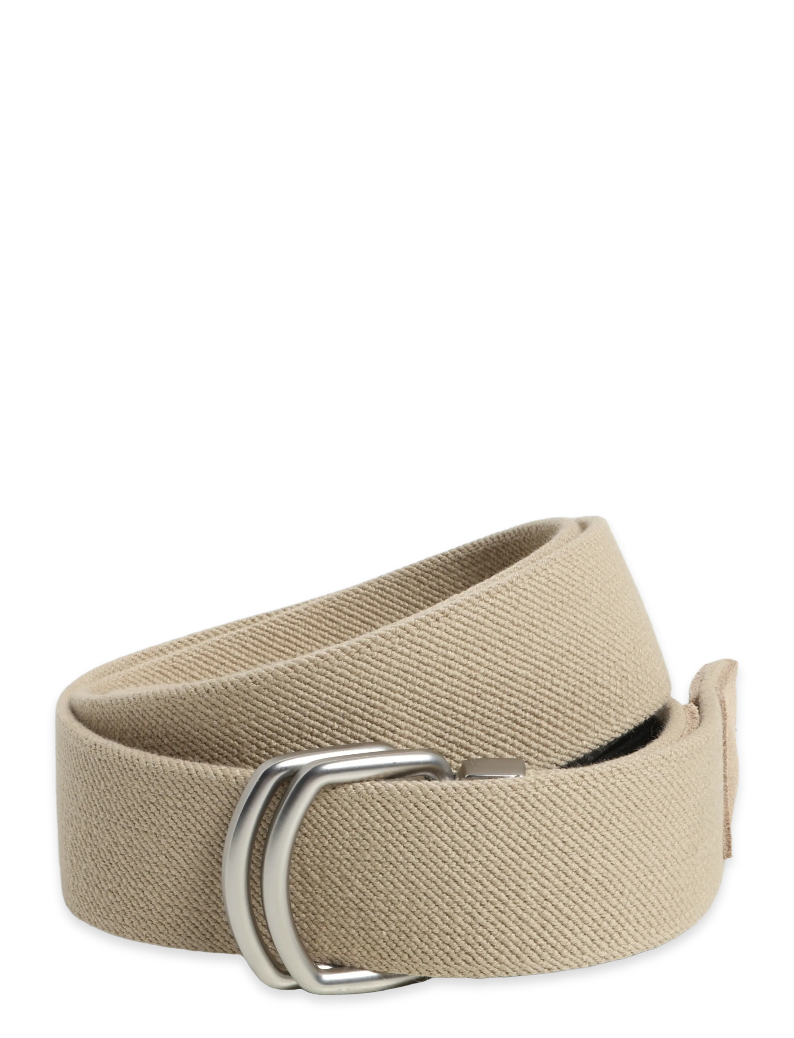 Mango Leather Mixed Belt, 110, Belts, Beige - Classic Männerswear