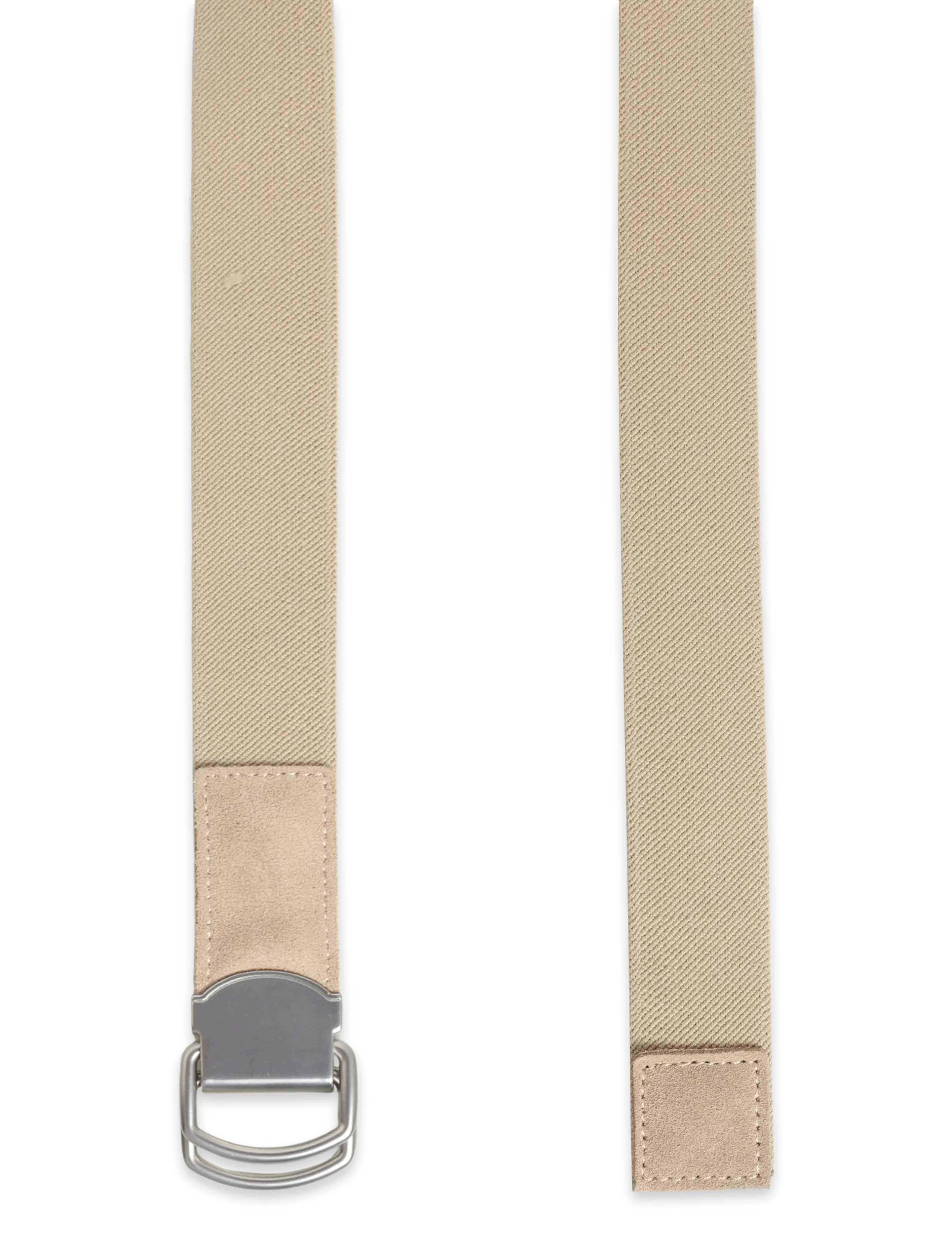 Mango - Leather mixed belt - light beige - 1