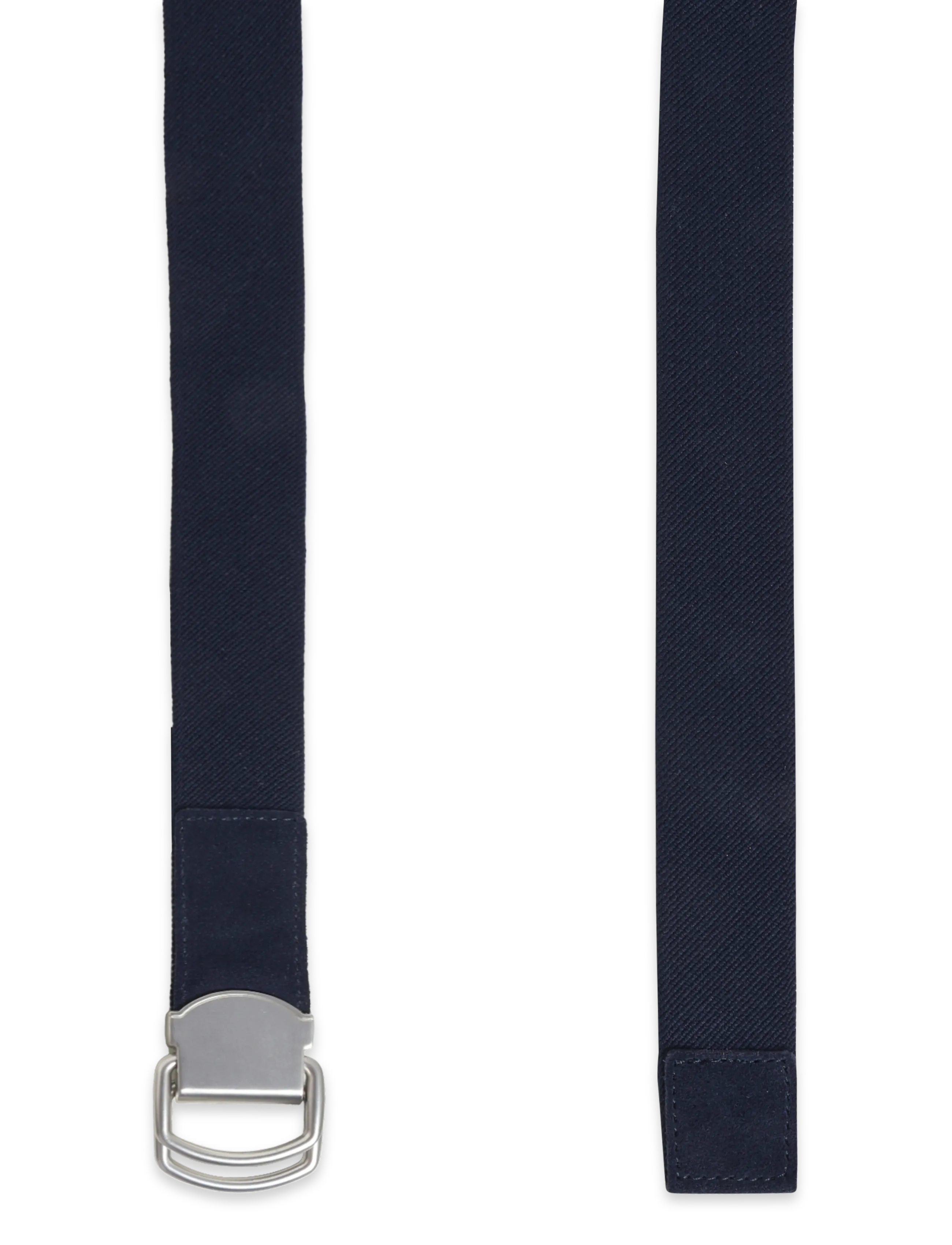 Mango - Leather mixed belt - klassiske bælter - navy - 1