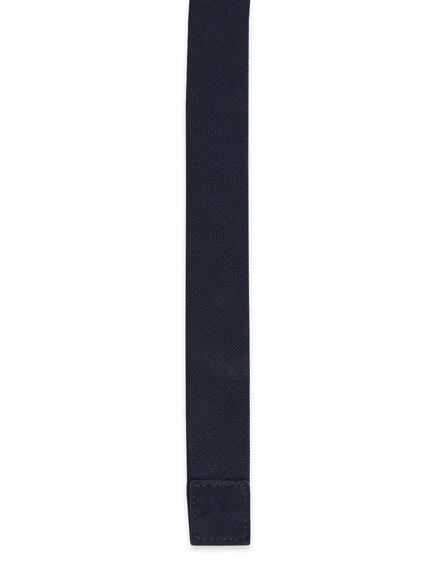 Mango - Leather mixed belt - klassiska skärp - navy - 2