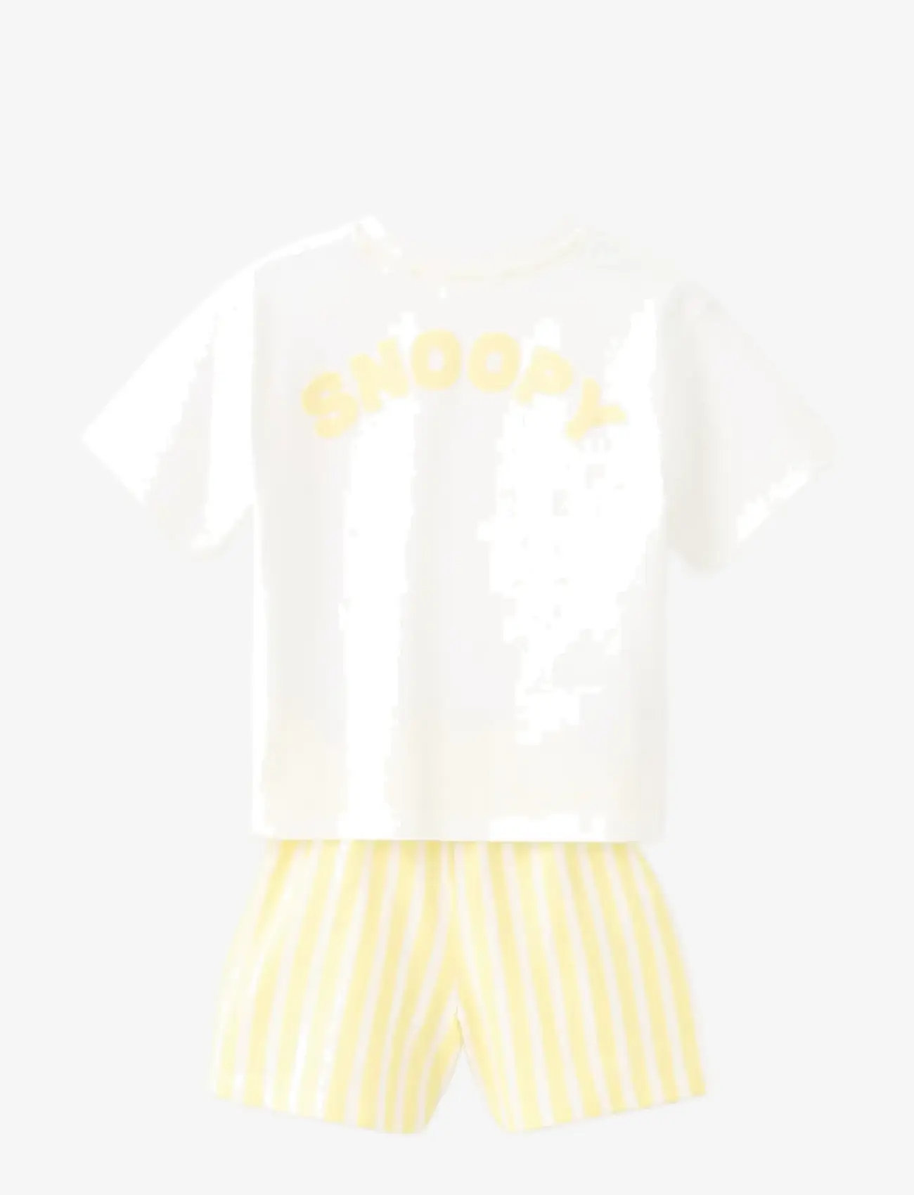 Mango - Snoopy short pyjamas - pyjamasset - yellow - 1
