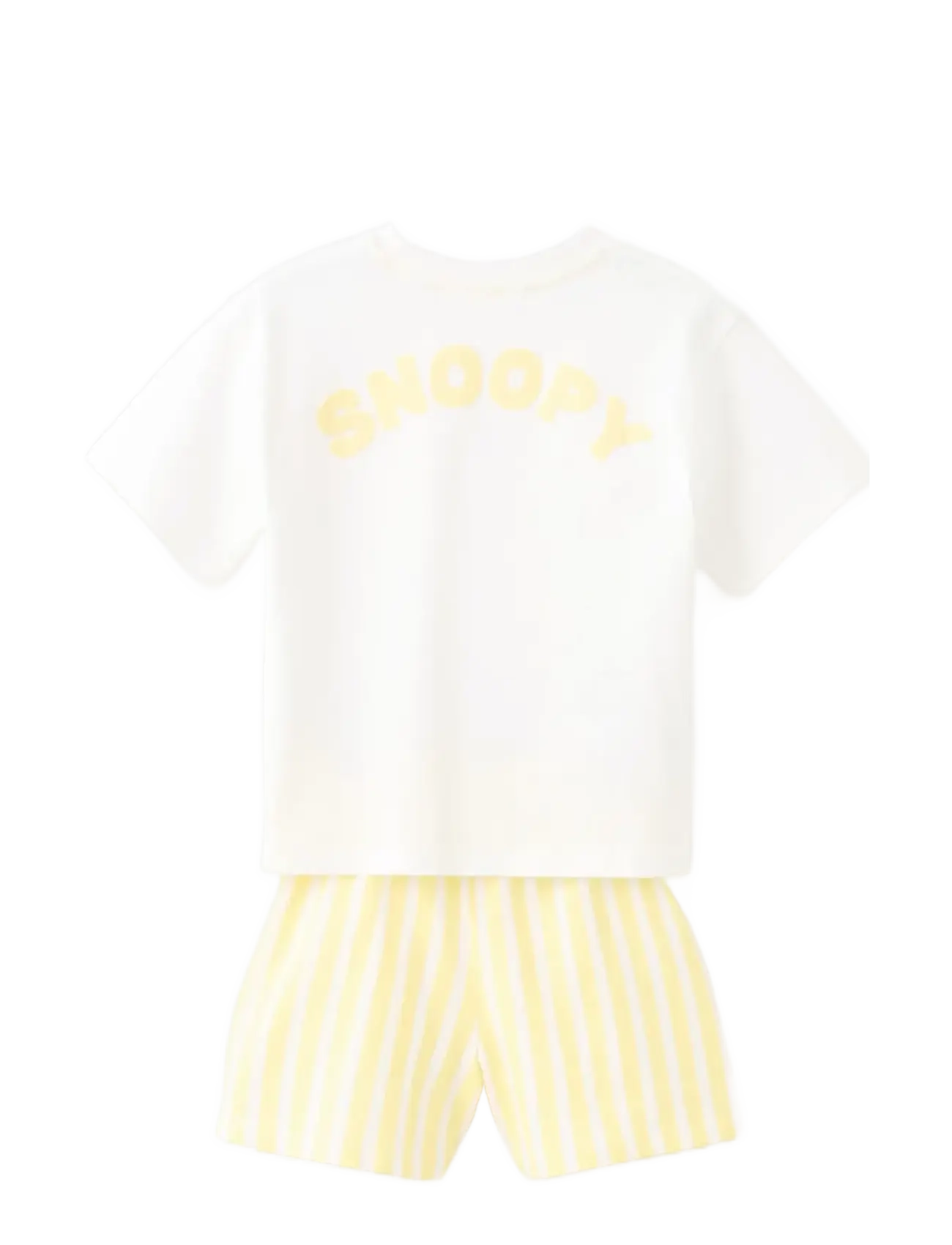 Mango - Snoopy short pyjamas - sets - yellow - 1